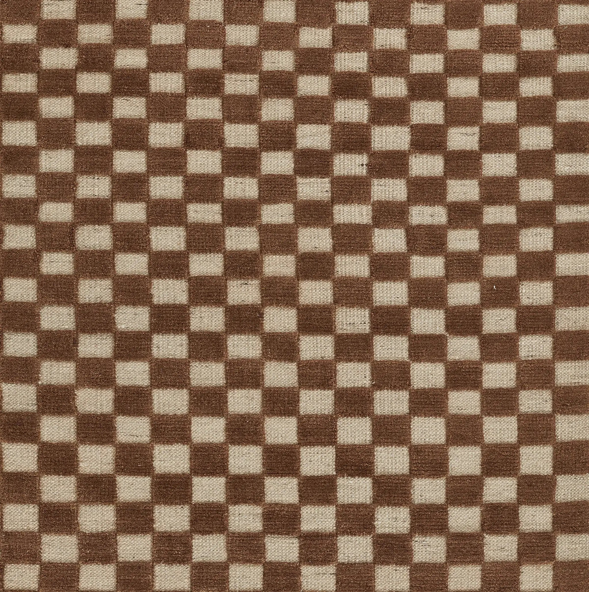 Willow WLO-1 (Checkered) Brown Area Rug by Momeni