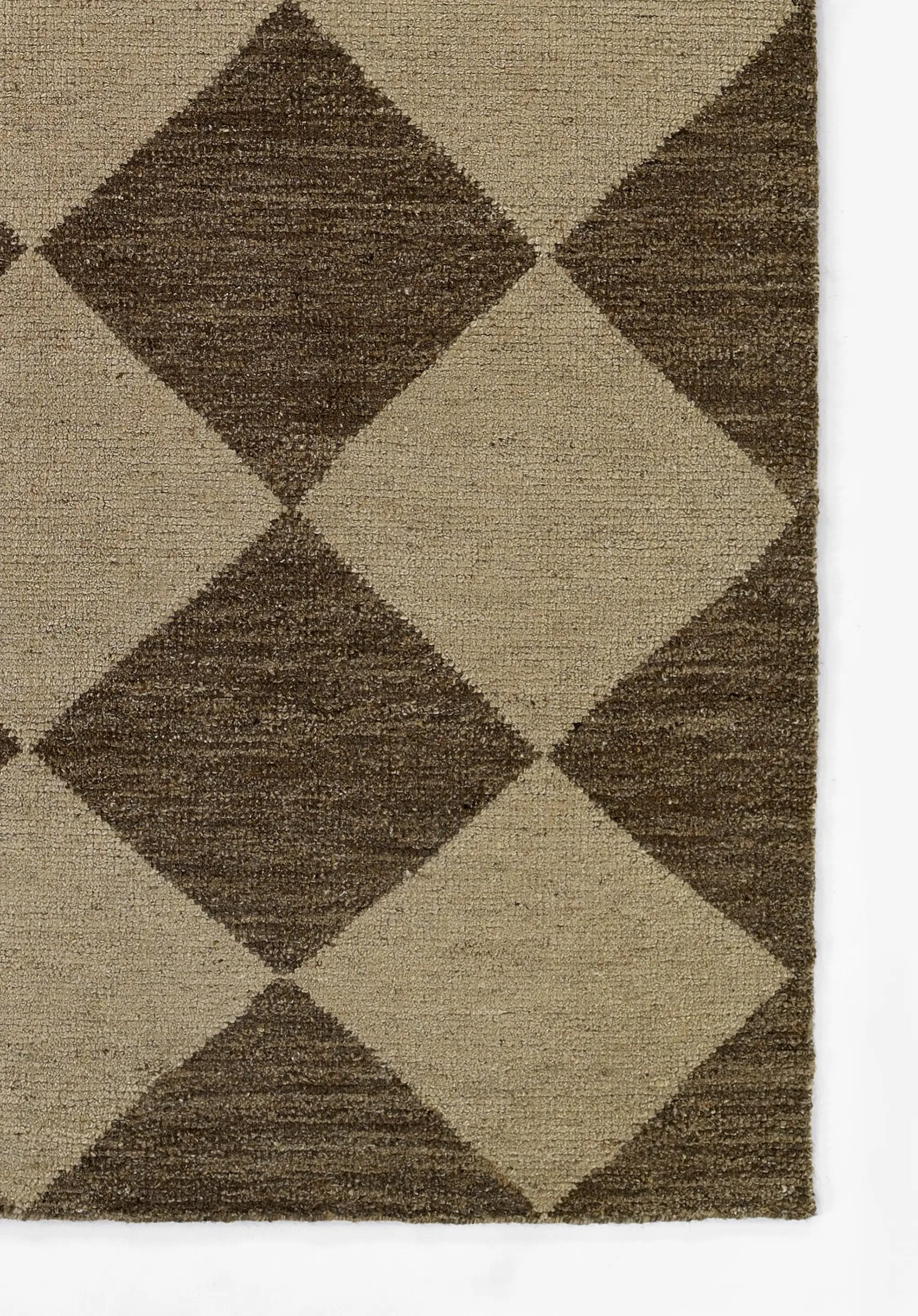 Willow WLO-4 (Checkered) Brown Area Rug by Momeni