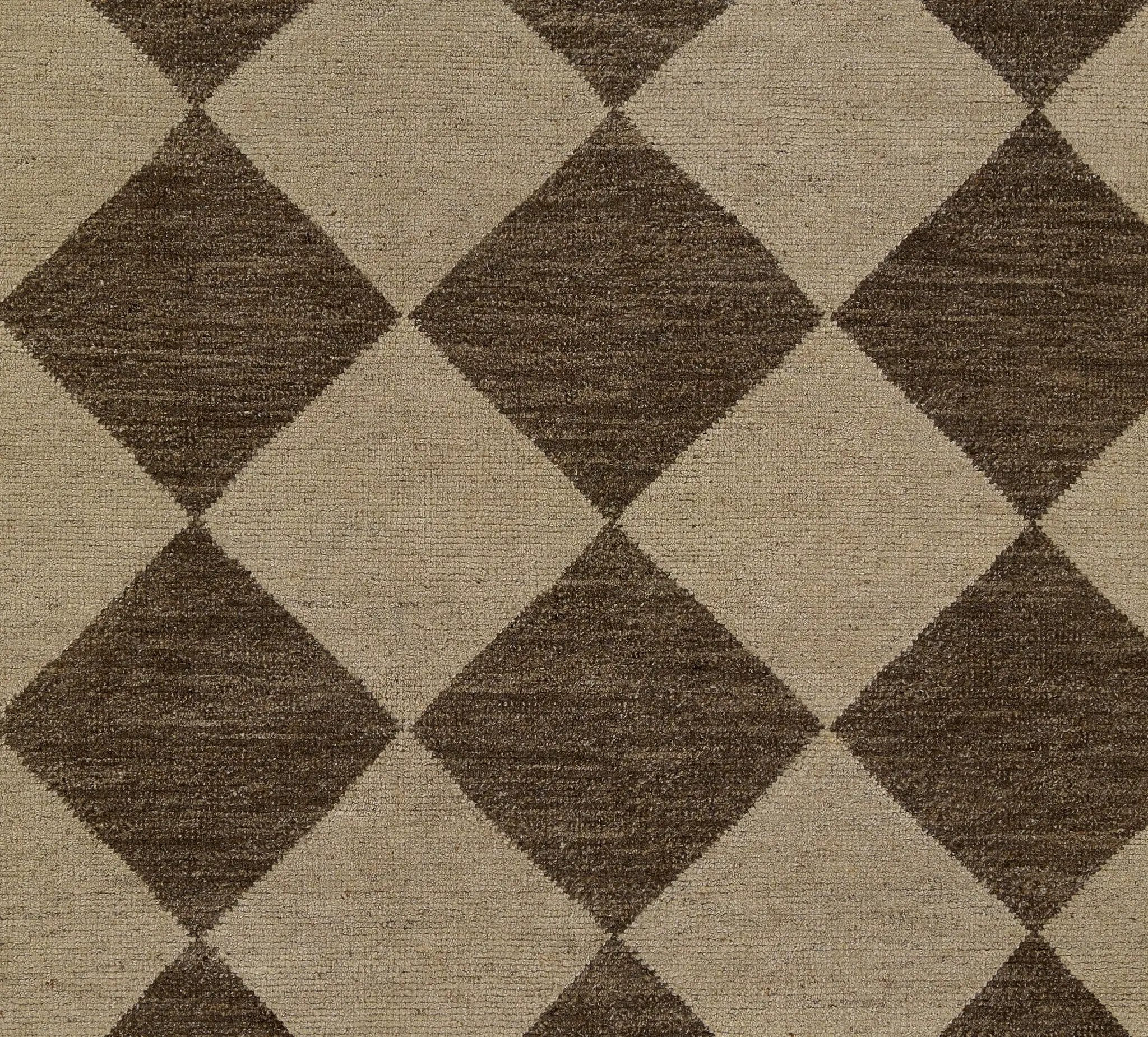 Willow WLO-4 (Checkered) Brown Area Rug by Momeni
