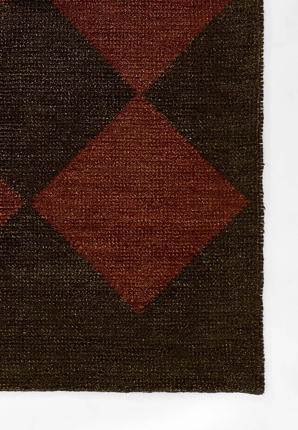 Willow WLO-4 (Checkered) Copper Area Rug by Momeni