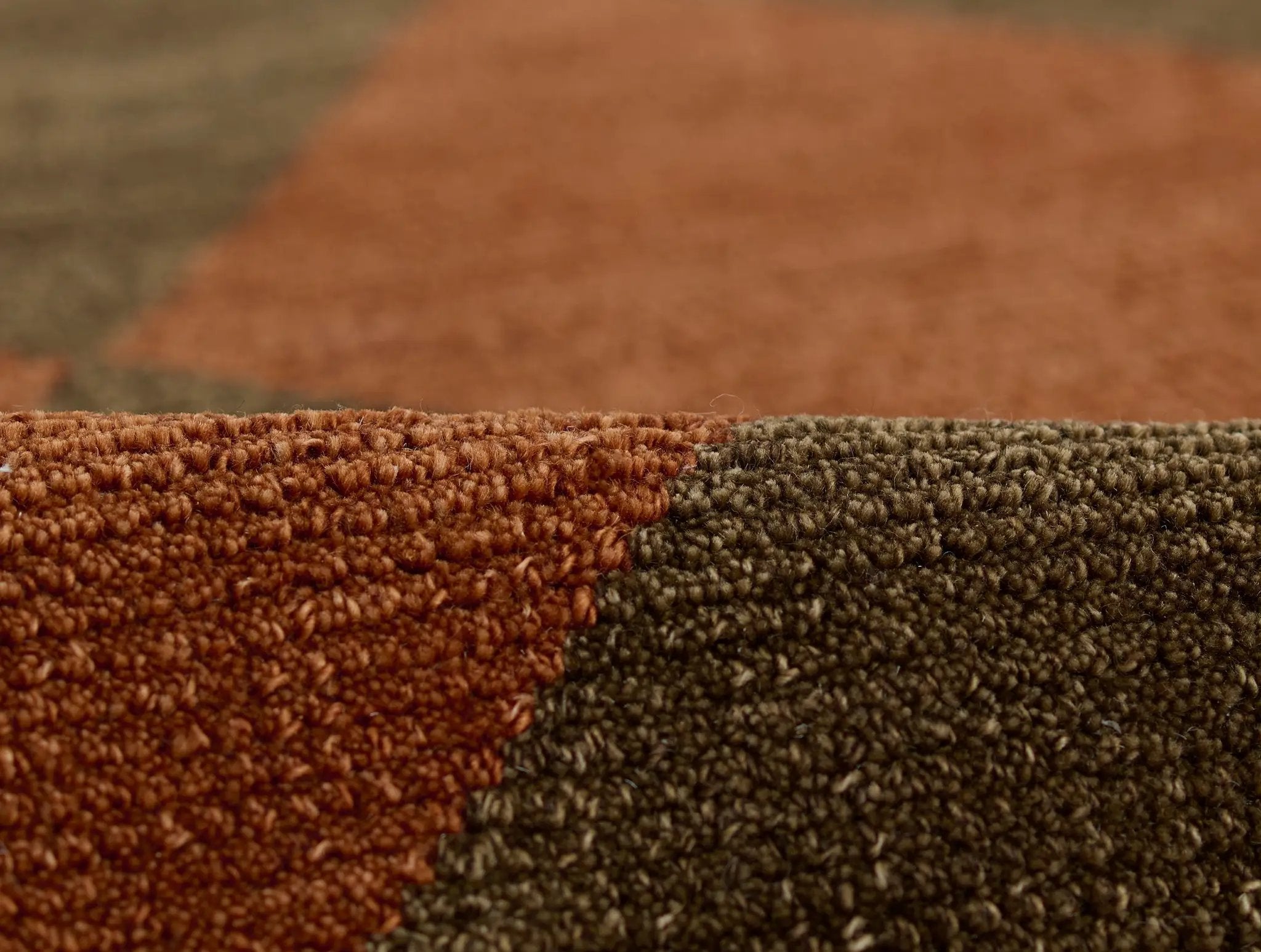 Willow WLO-4 (Checkered) Copper Area Rug by Momeni