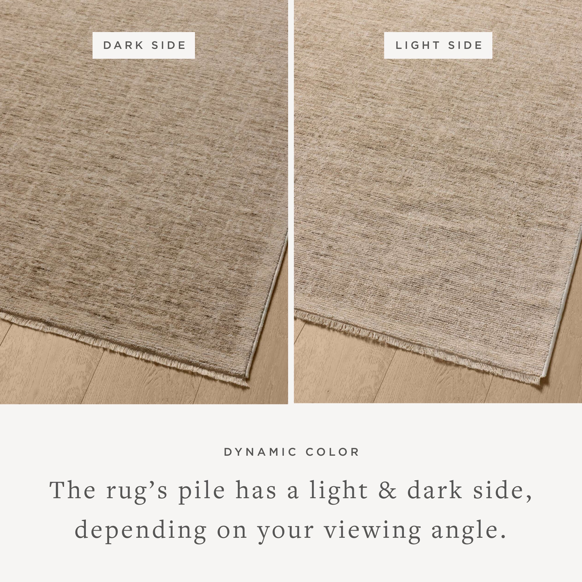 The Winston WIT-01 Taupe / Bone Area Rug showcases versatile taupe and bone tones in a power-loomed polyester area rug