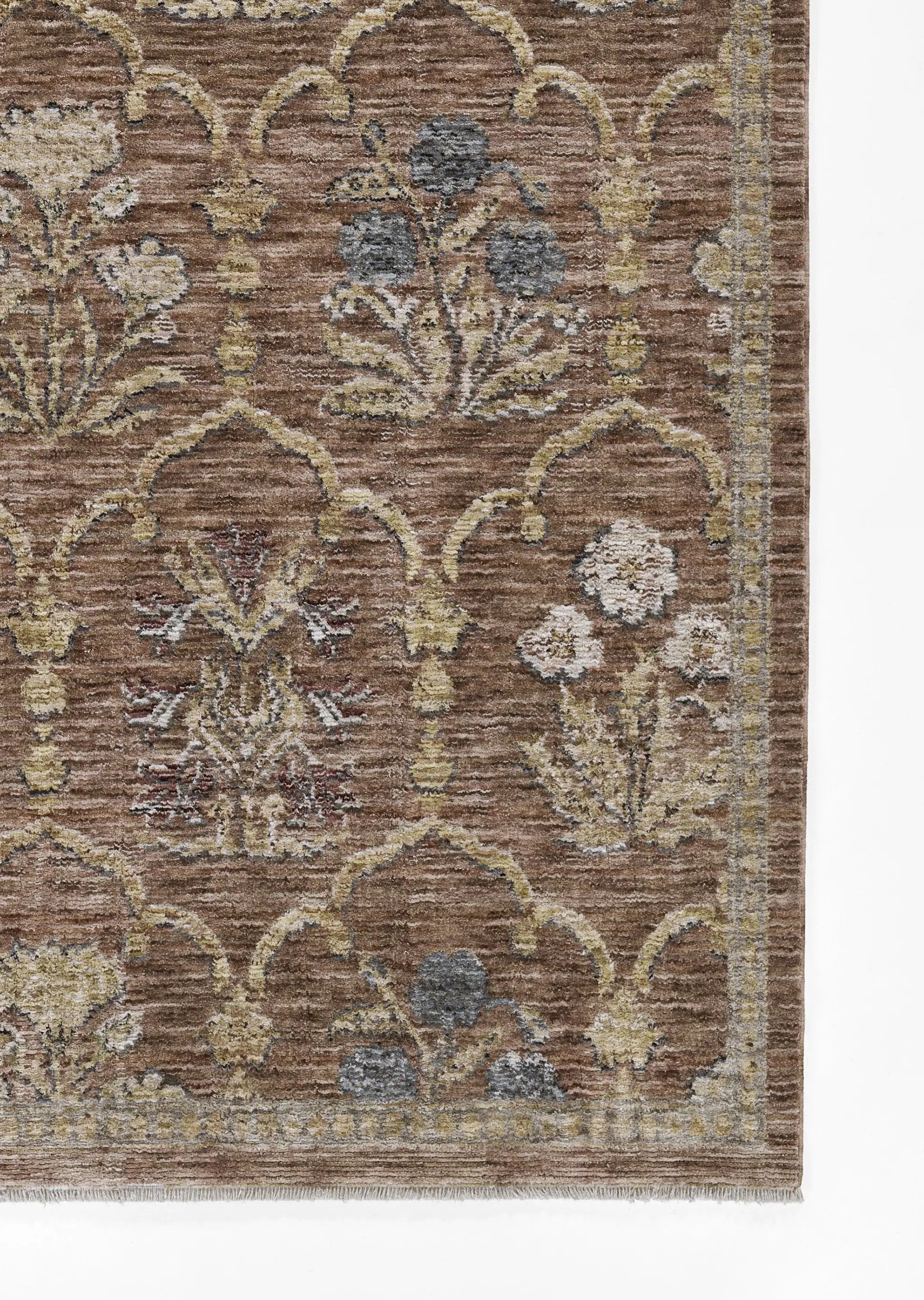 Wisteria WIS-1 Rust Area Rug by Momeni