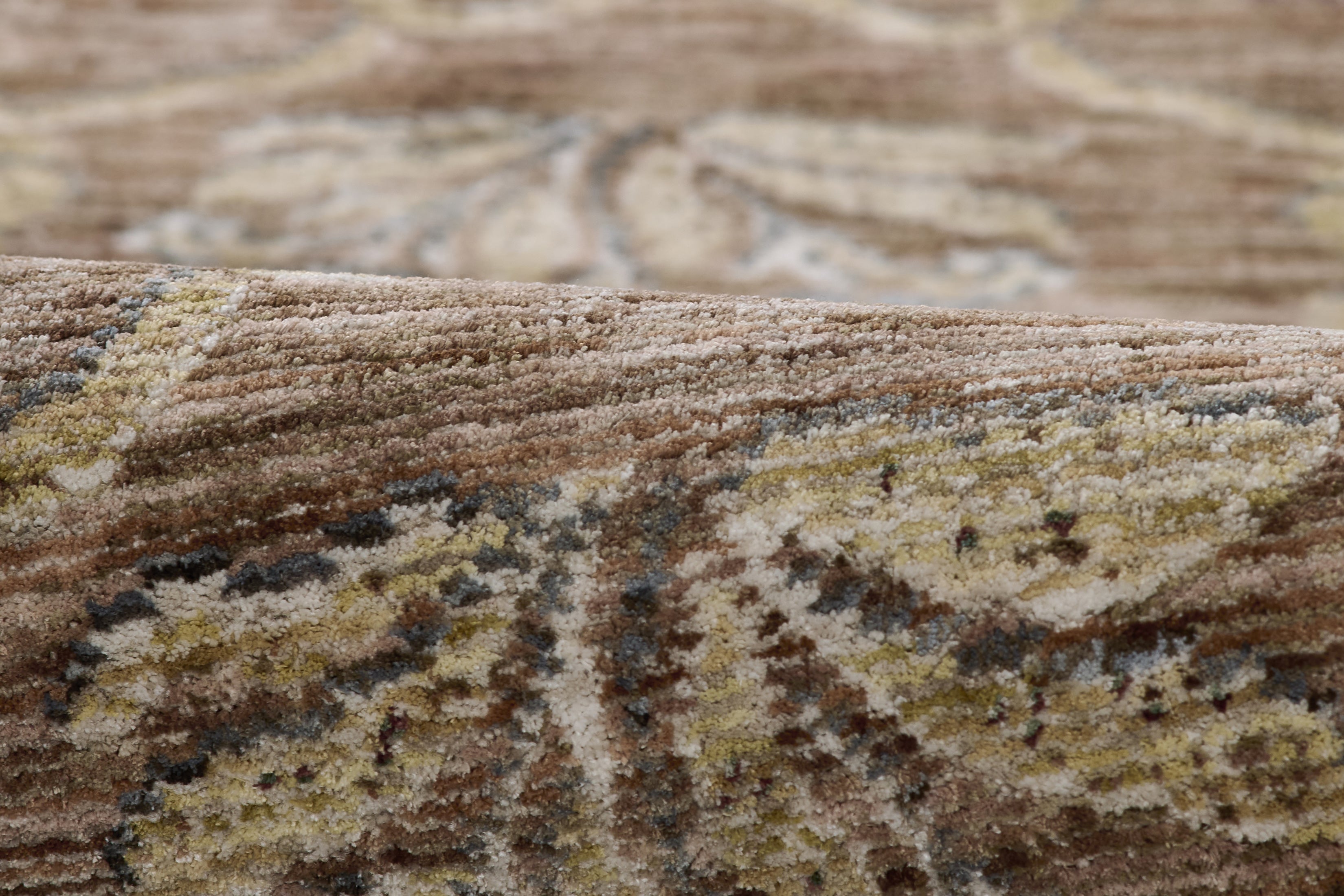 Momeni Wisteria WIS-1 Rust Area Rug, vintage floral rug with botanical pattern
