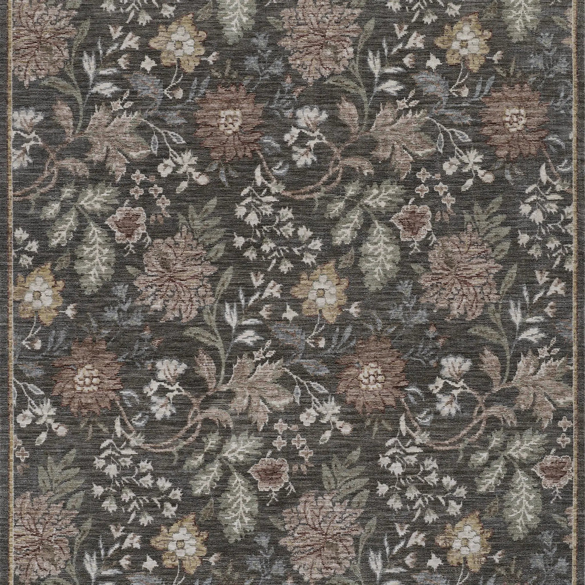 Wisteria WIS-2 Charcoal Area Rug by Momeni