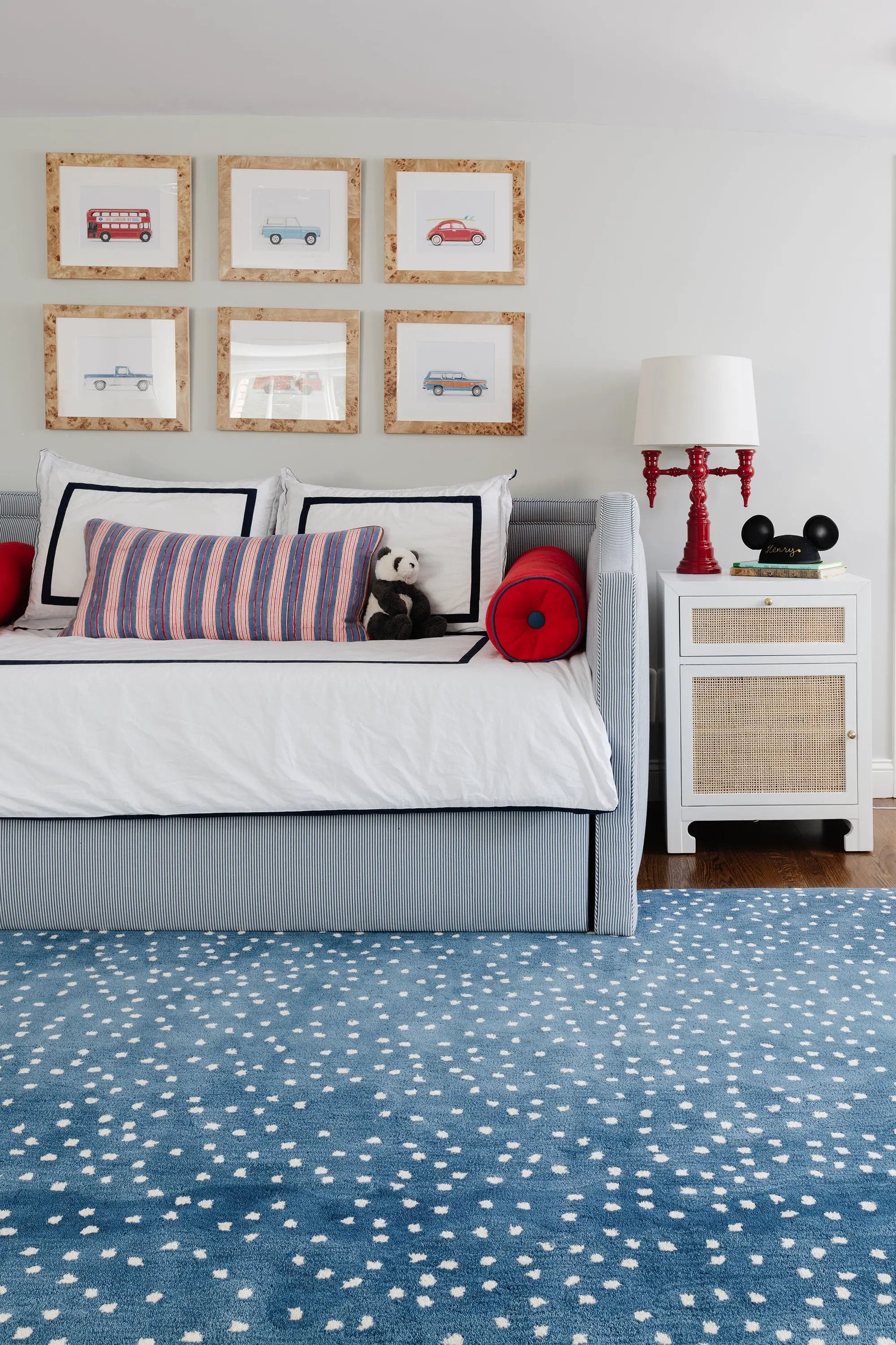 Woodland WOD-1 (Antelope) Denim Area Rug by Erin Gates by Momeni