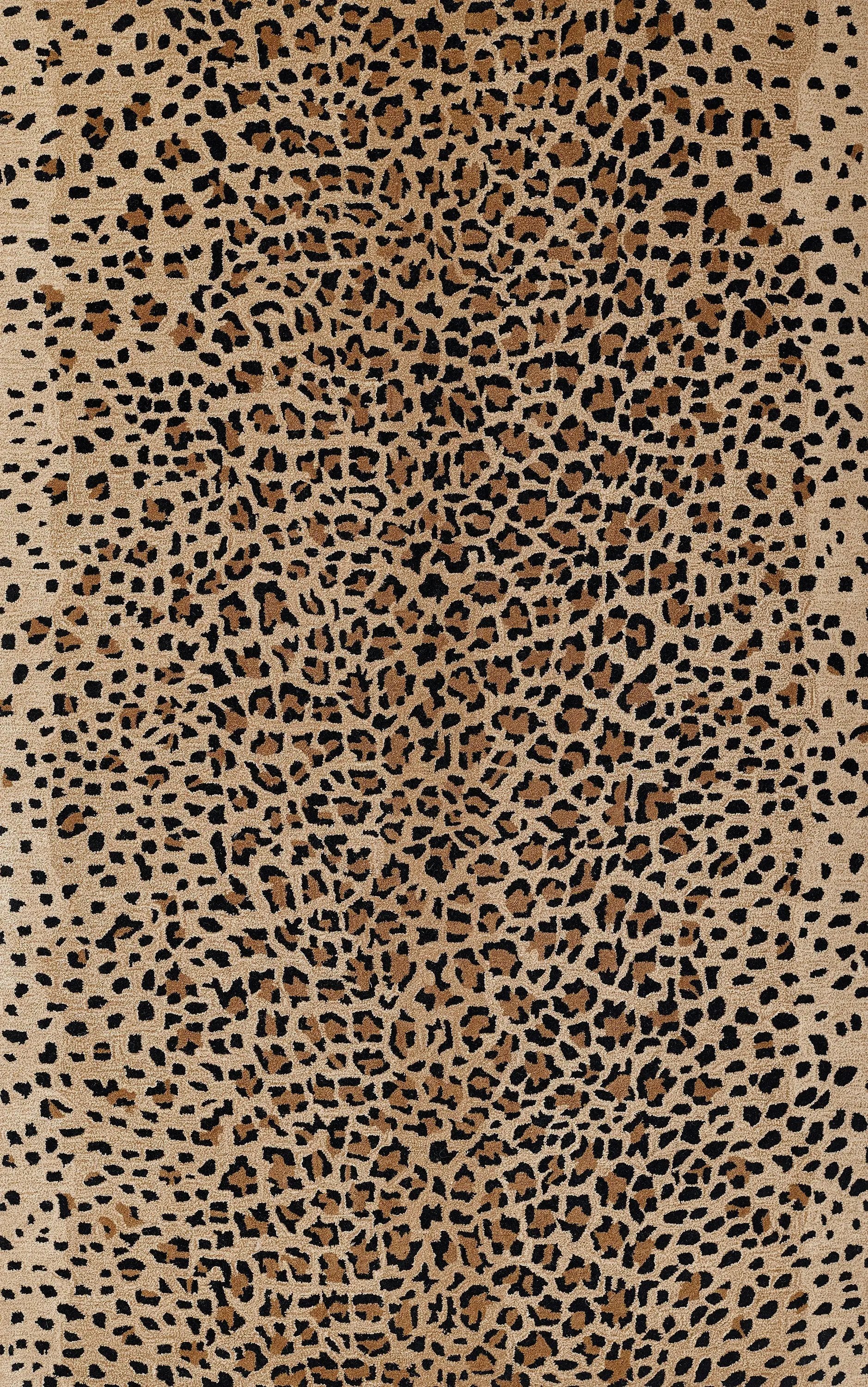 Woodland WOD-2 (Leopard) Beige Area Rug by Erin Gates by Momeni