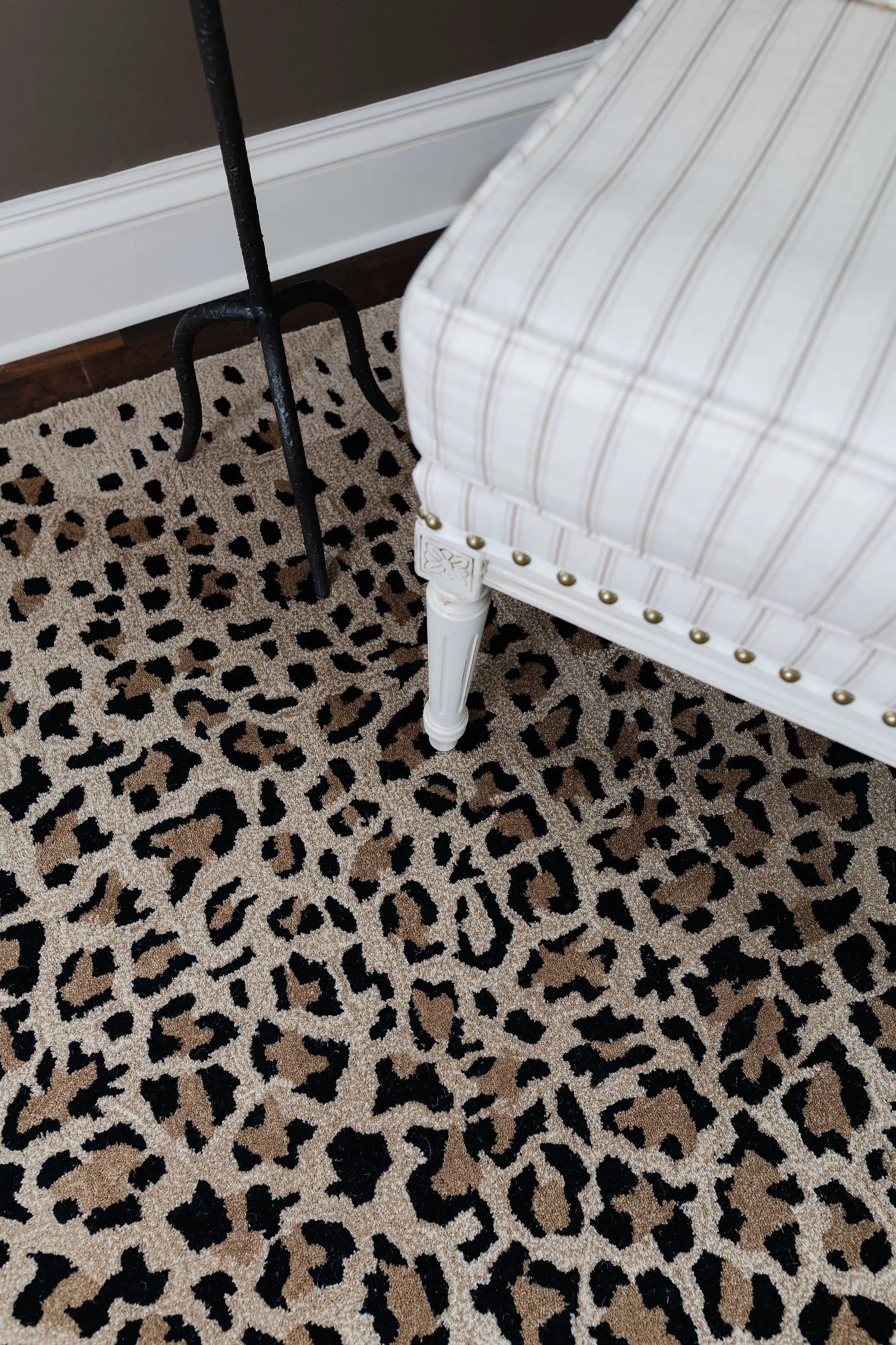 Woodland WOD-2 (Leopard) Beige Area Rug by Erin Gates by Momeni