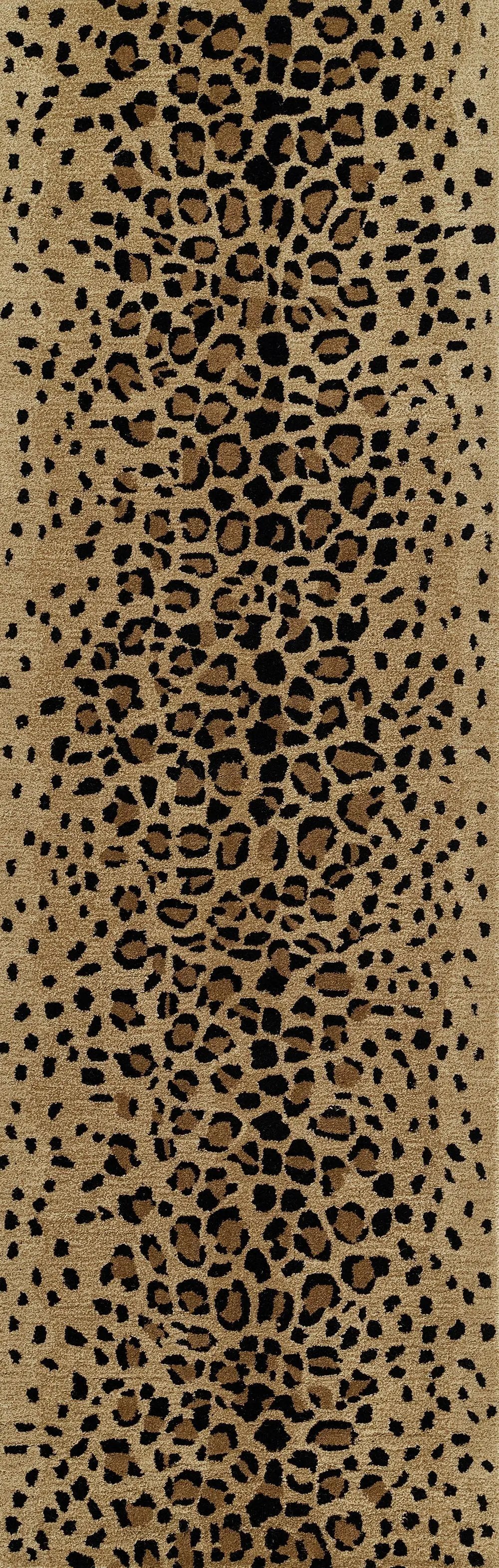 Woodland WOD-2 (Leopard) Beige Area Rug by Erin Gates by Momeni