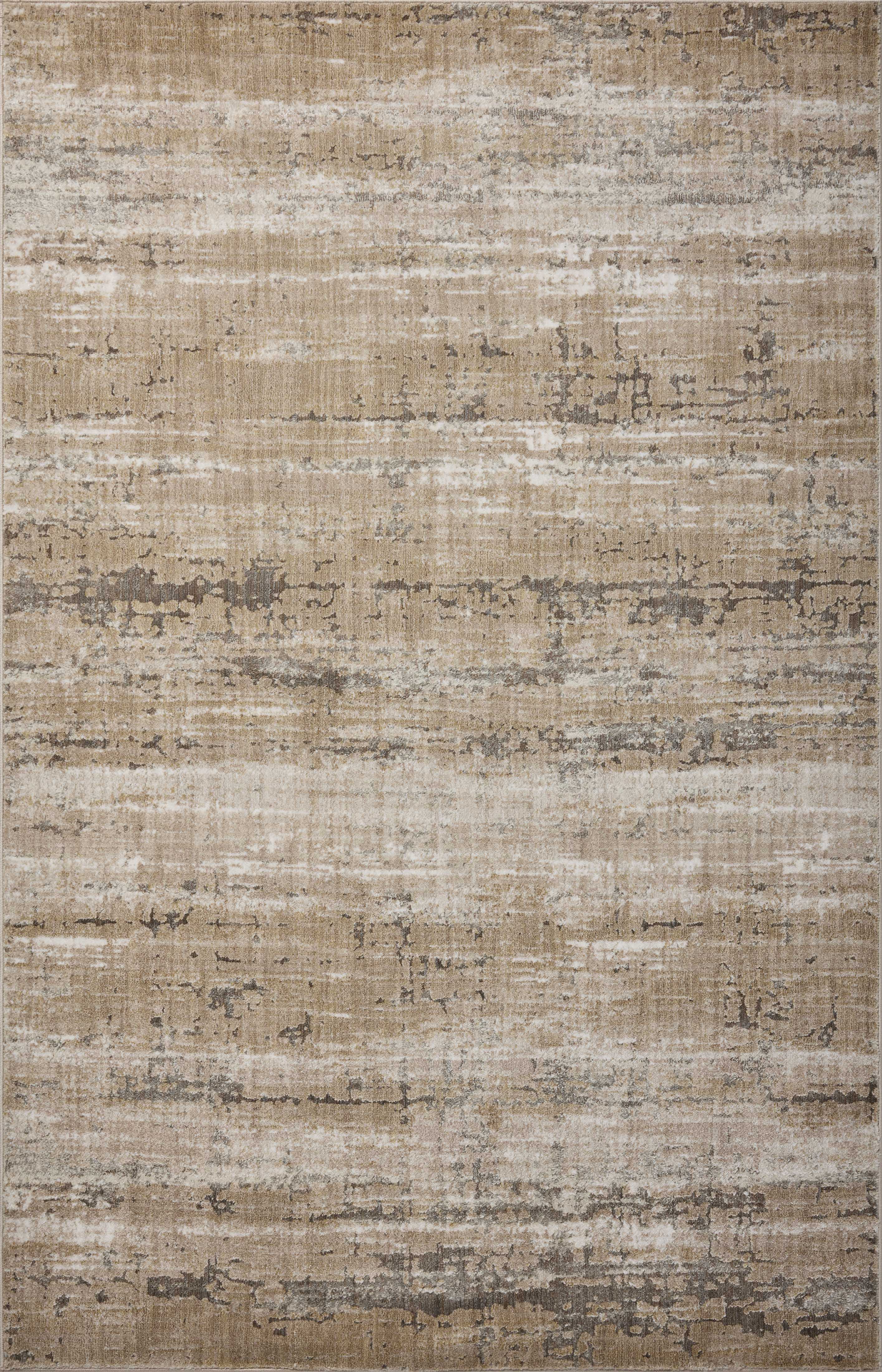 A power-loomed polypropylene and polyester area rug featuring distressed design and warm natural and refined ivory tones, the Wyatt WYA-02 Natural / Ivory Area Rug adds character to any room