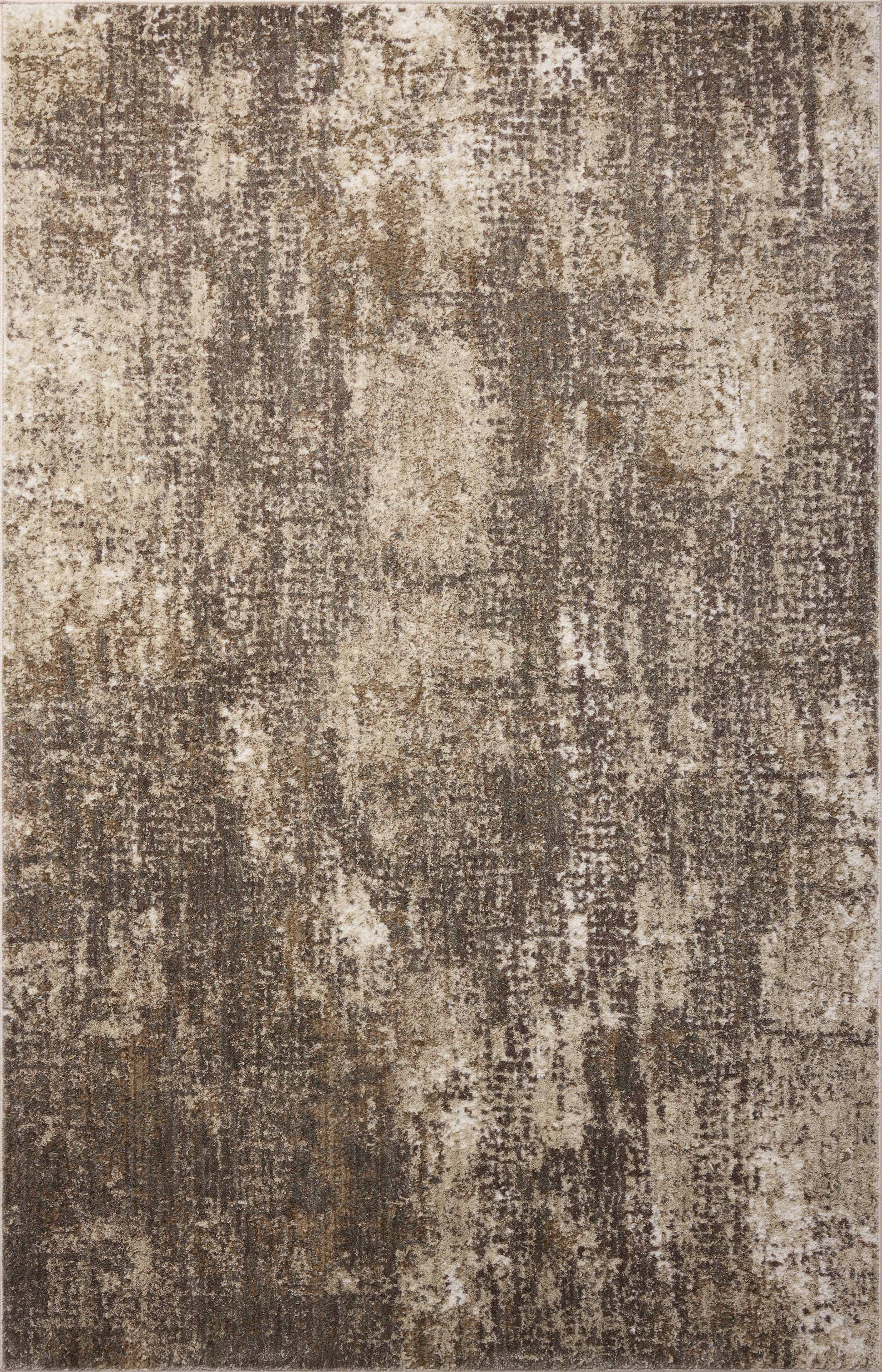 The Wyatt WYA-04 Granite / Natural Area Rug offers striking granite and warm natural sophistication and distressed charm in a power-loomed polypropylene and polyester area rug