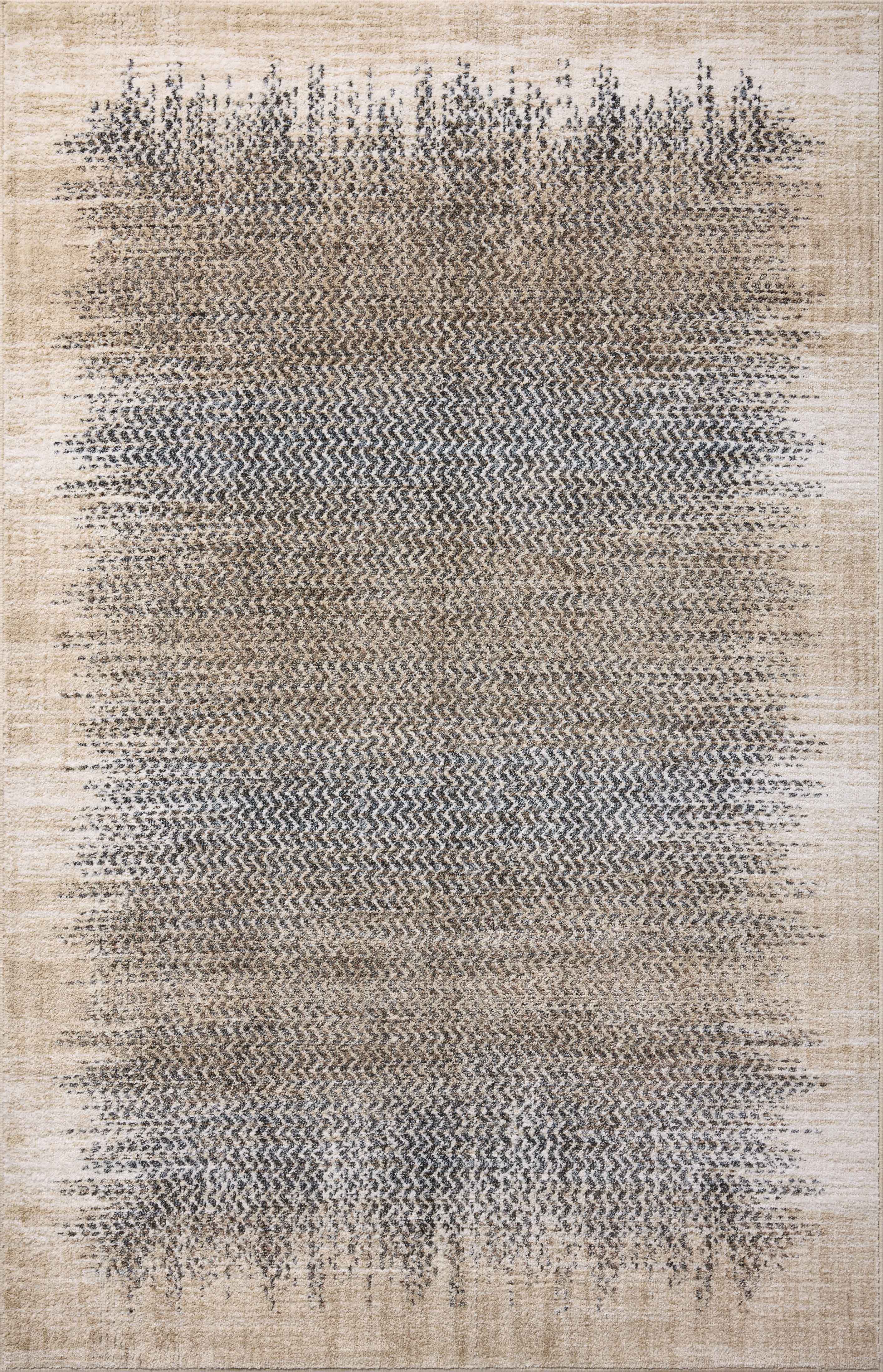 The Wyatt WYA-06 Stone / Beige Area Rug brings grounding stone and warm beige character and distressed flair to your home in a power-loomed polypropylene and polyester area rug