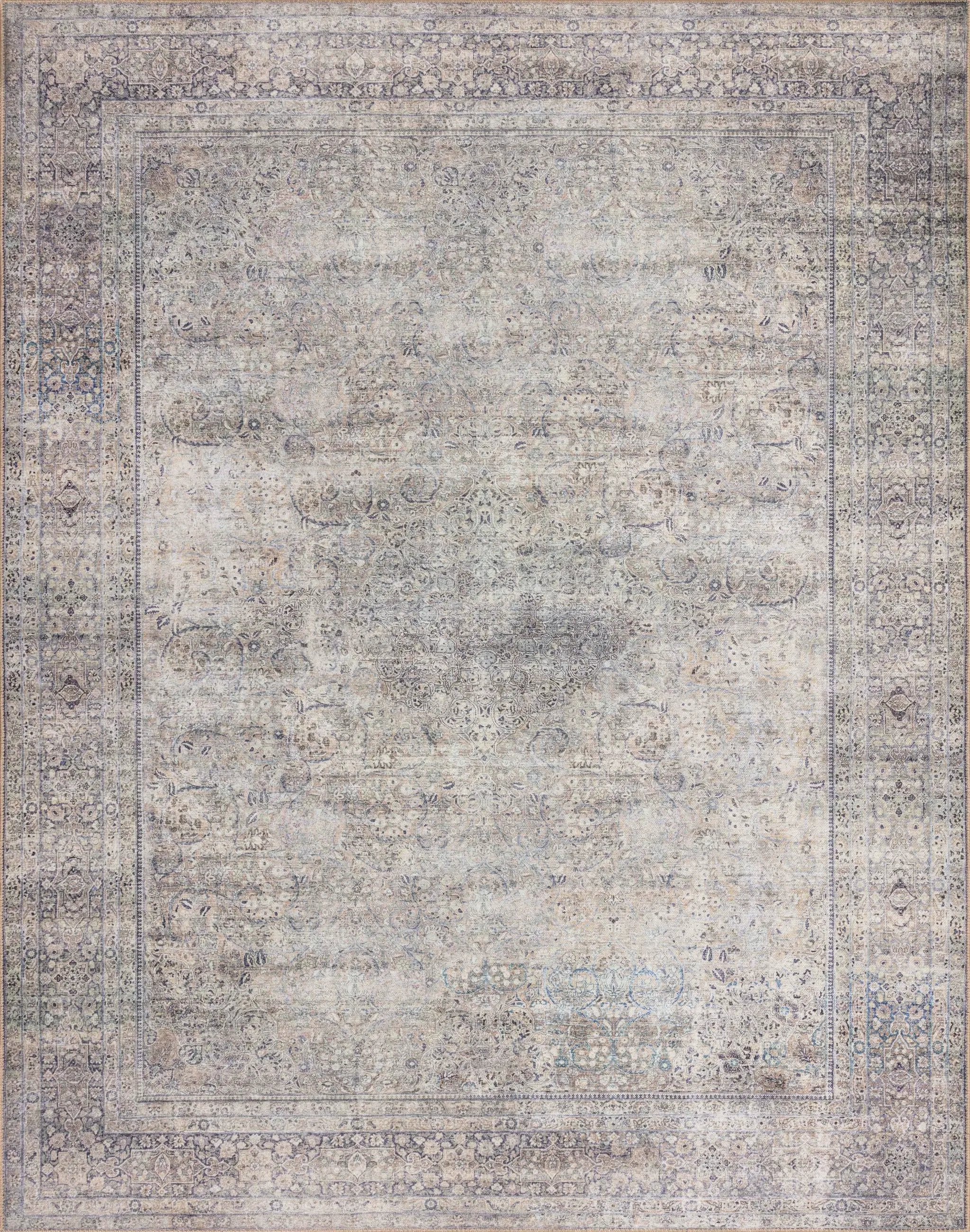 Wynter WYN-03 Silver / Charcoal Area Rug by Loloi