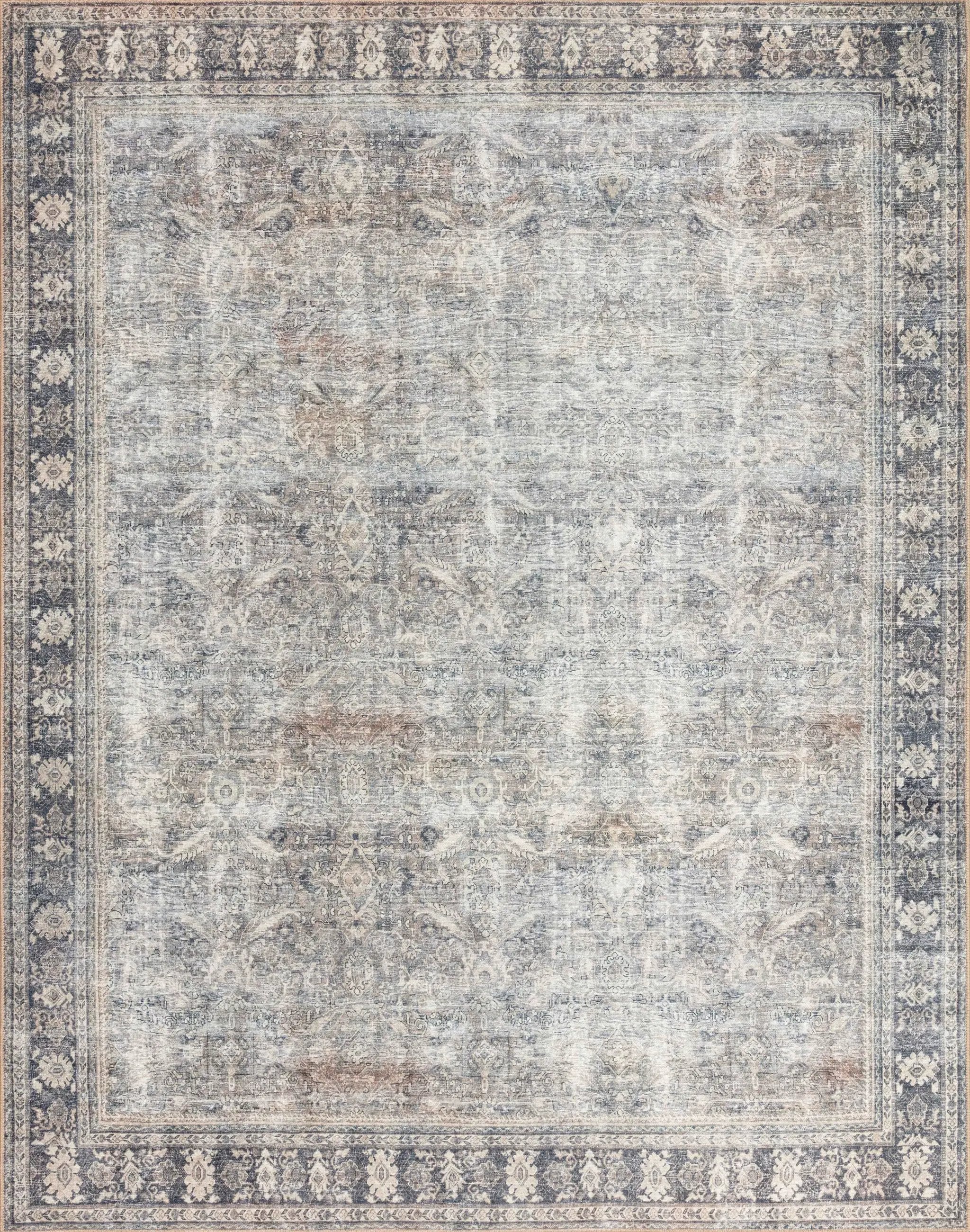 Wynter WYN-07 Grey / Charcoal Area Rug by Loloi