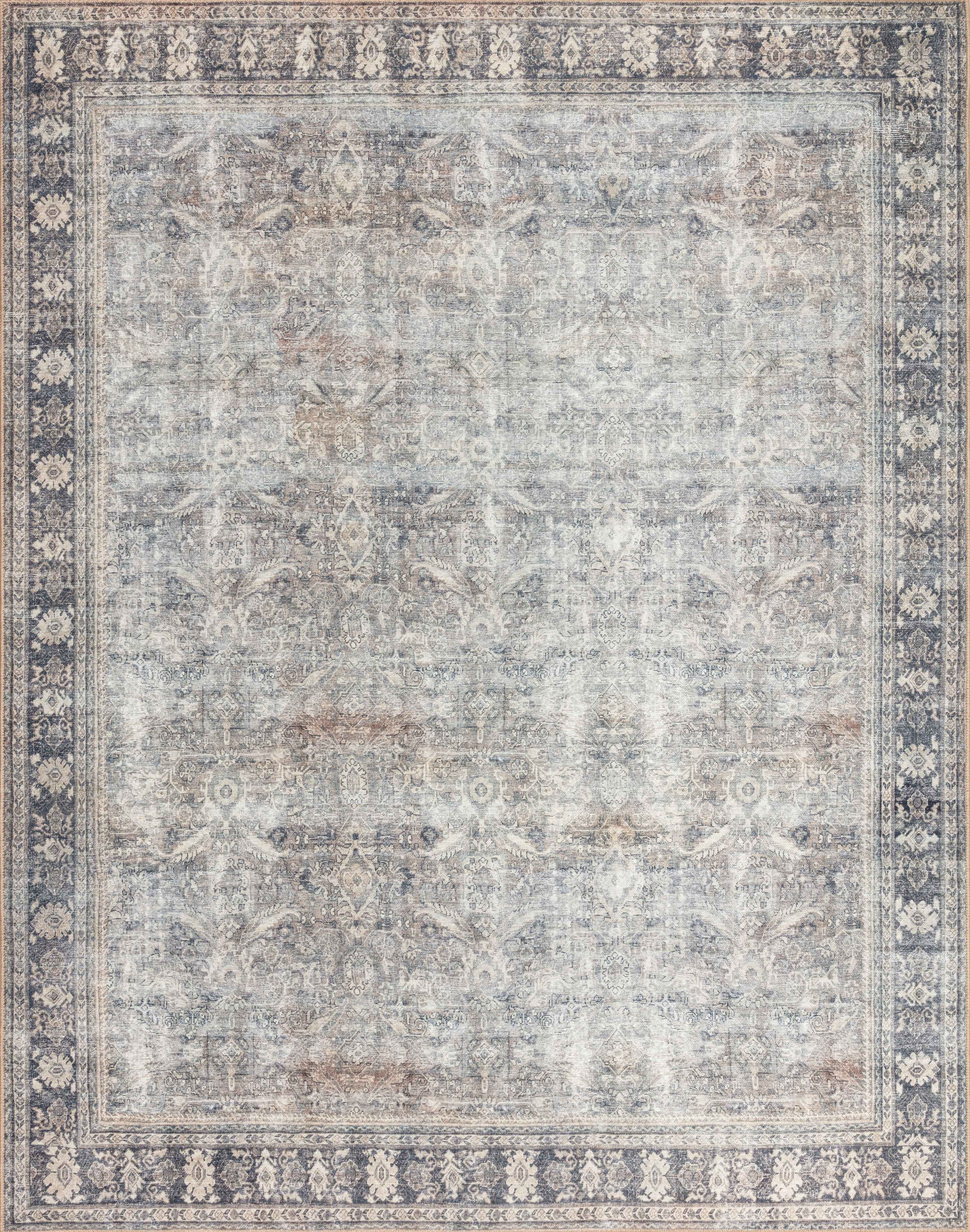 Layered in elegant grey and deep charcoal hues, the Wynter WYN-07 Grey / Charcoal Area Rug is a power-loomed 100% polyester area rug perfect for any setting