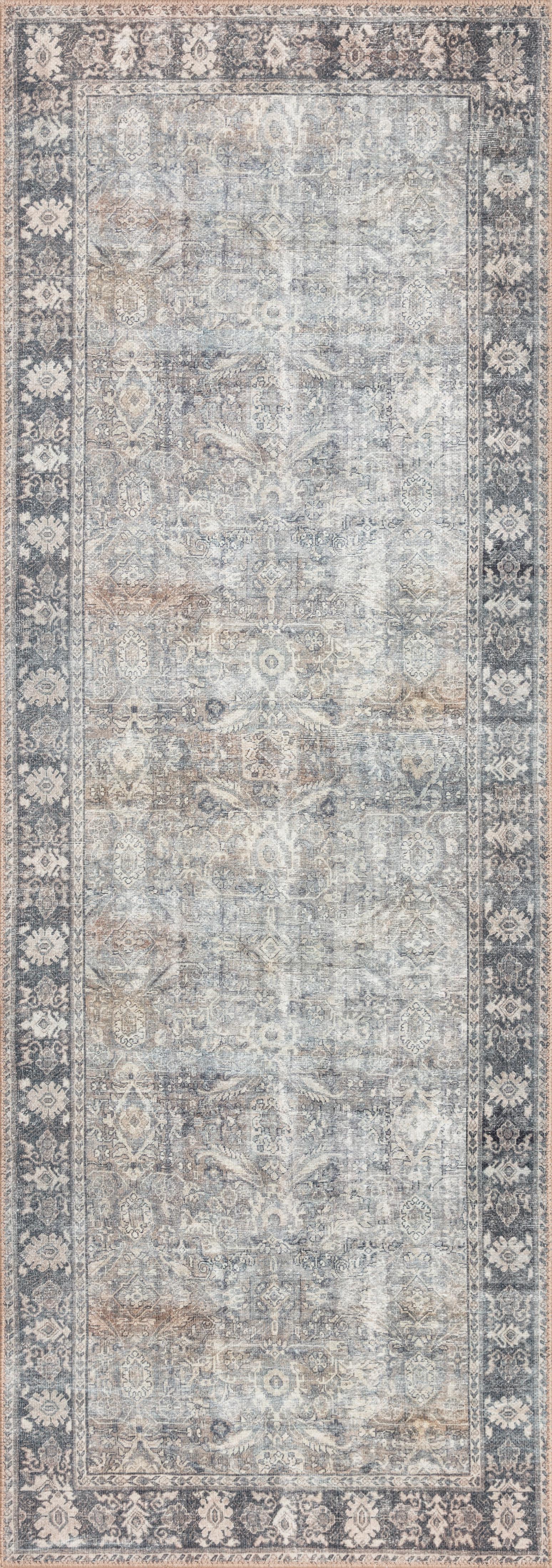 Layered in elegant grey and deep charcoal hues, the Wynter WYN-07 Grey / Charcoal Area Rug is a power-loomed 100% polyester area rug perfect for any setting