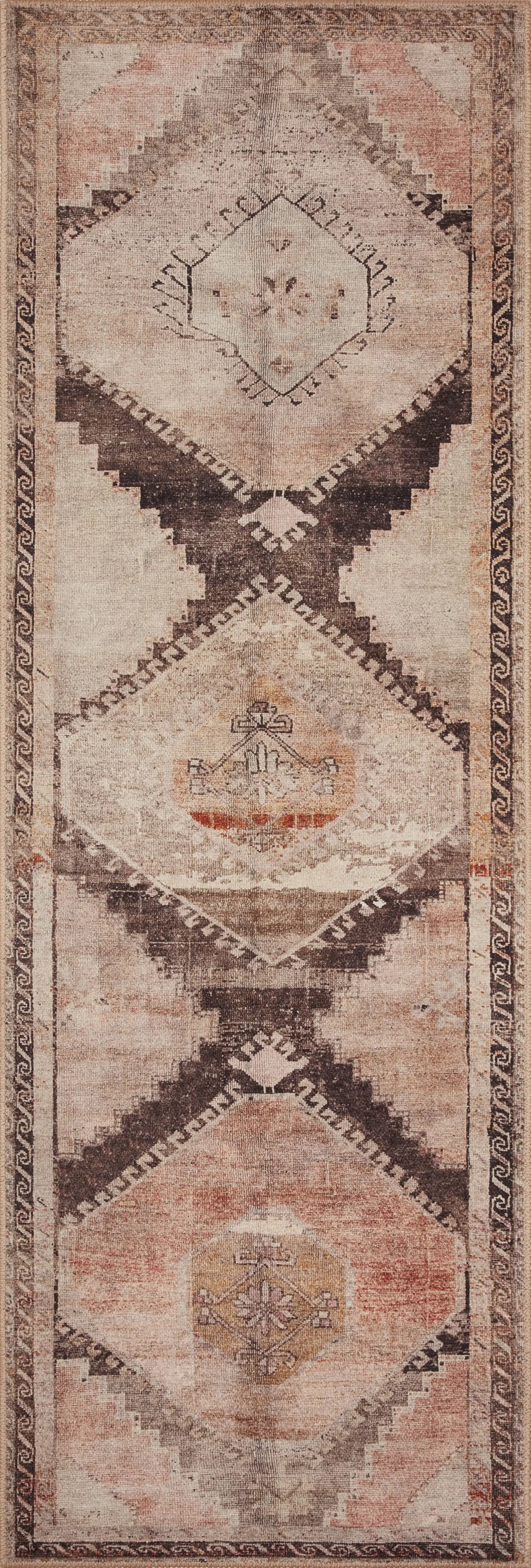 Wynter WYN-08 Graphite / Blush Area Rug by Loloi