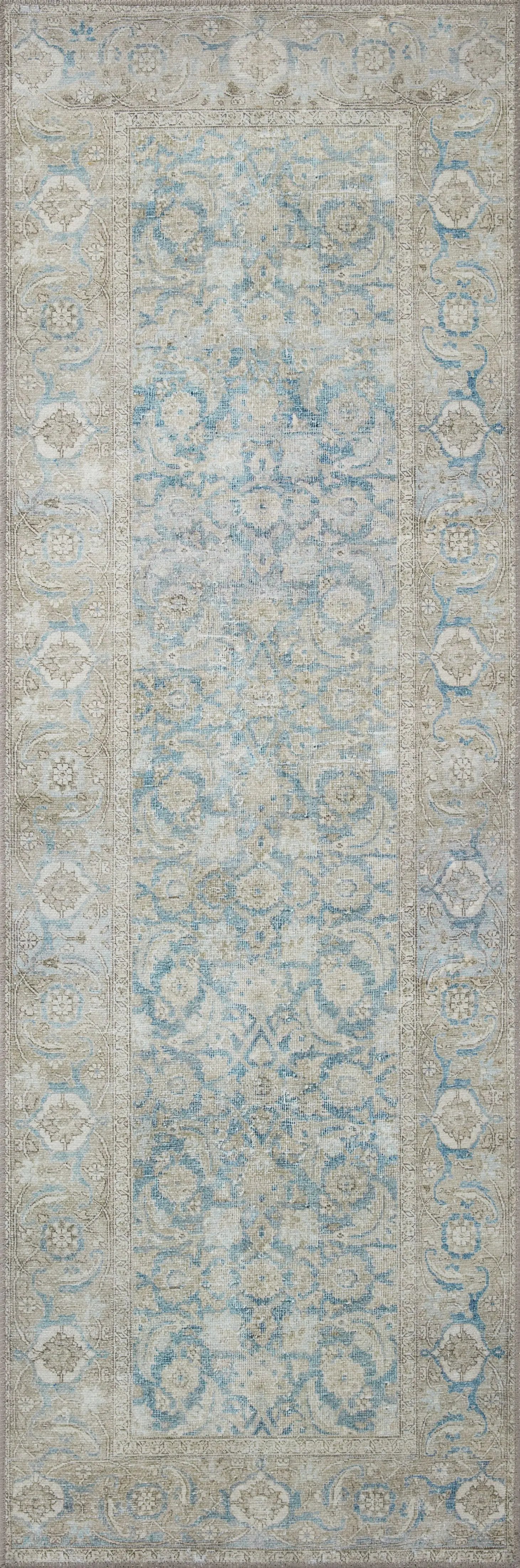 Wynter WYN-10 Ocean / Silver Area Rug by Loloi