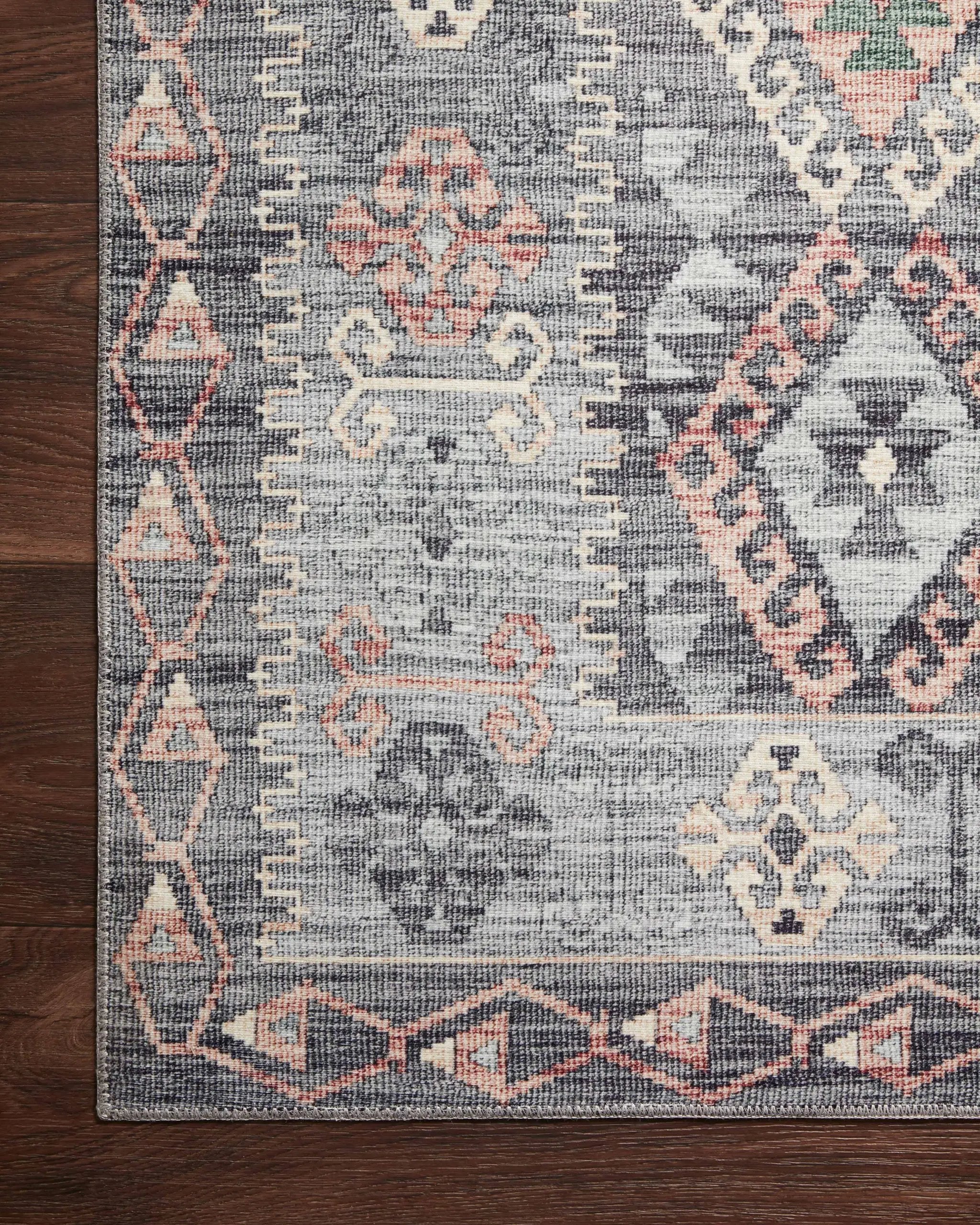 Zion ZIO-01 Grey / Multi Area Rug by Loloi