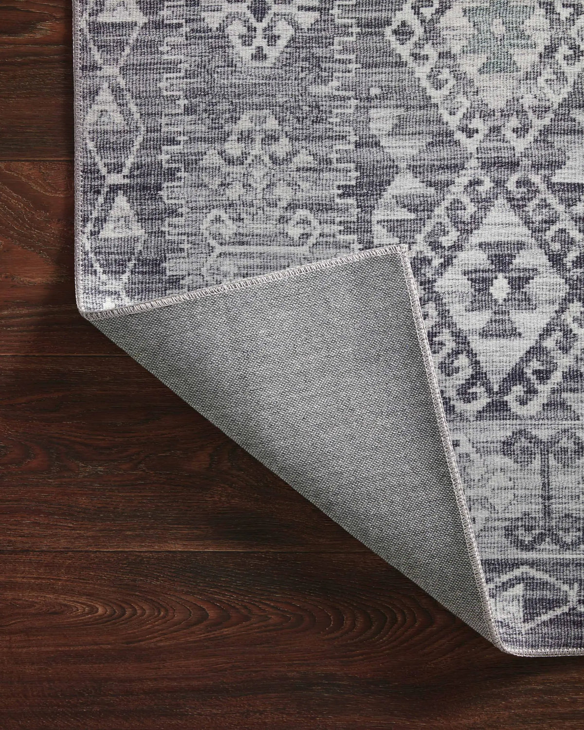 Zion ZIO-03 Charcoal / Slate Area Rug by Loloi