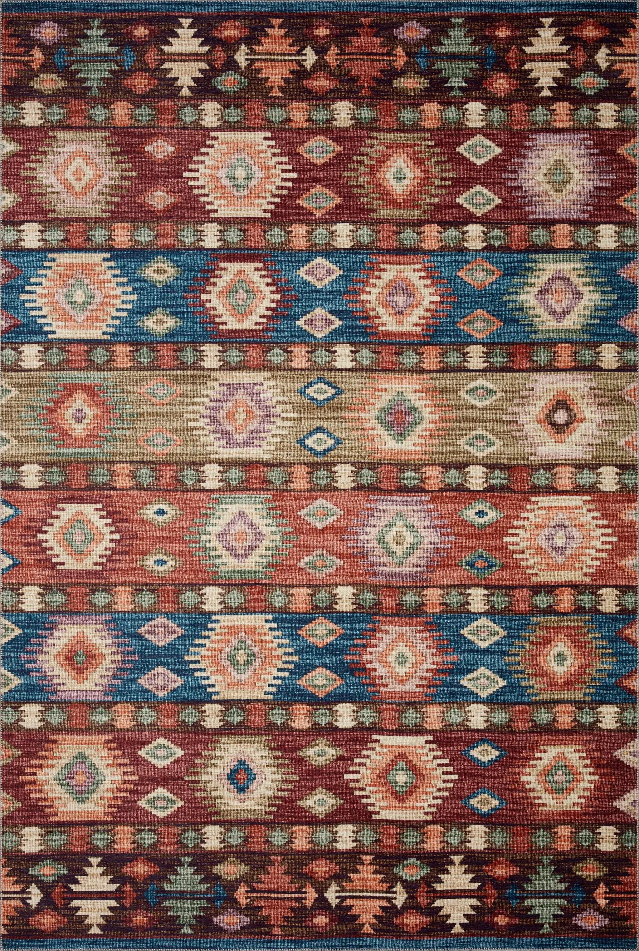 Zion ZIO-06 Fiesta / Multi Area Rug by Loloi