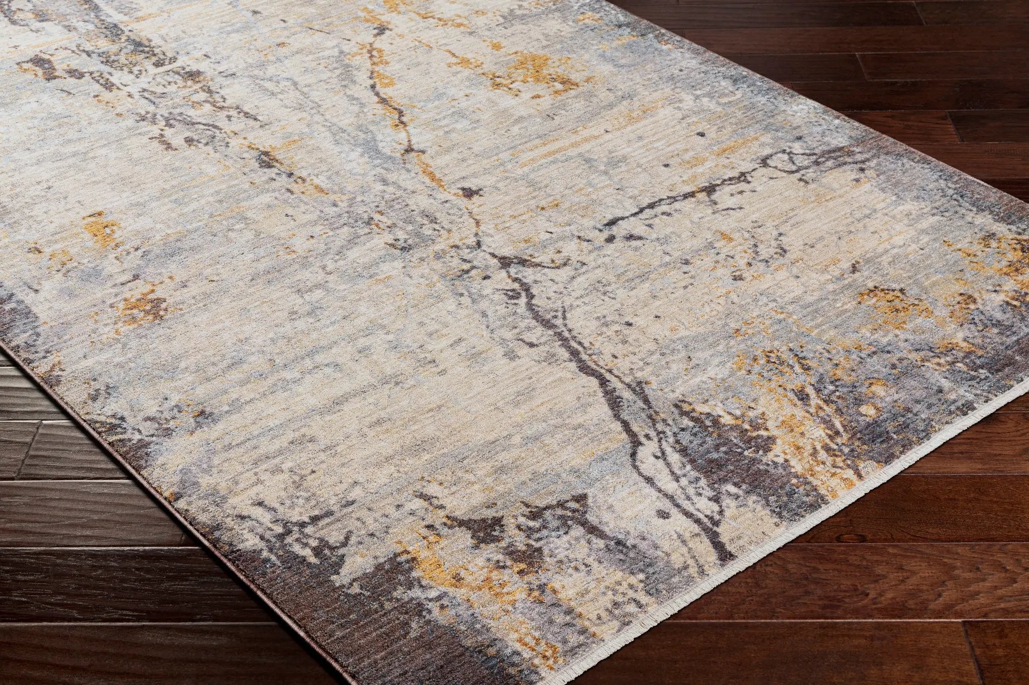 Aida AAD-2302 Beige Area Rug by LIVABLISS