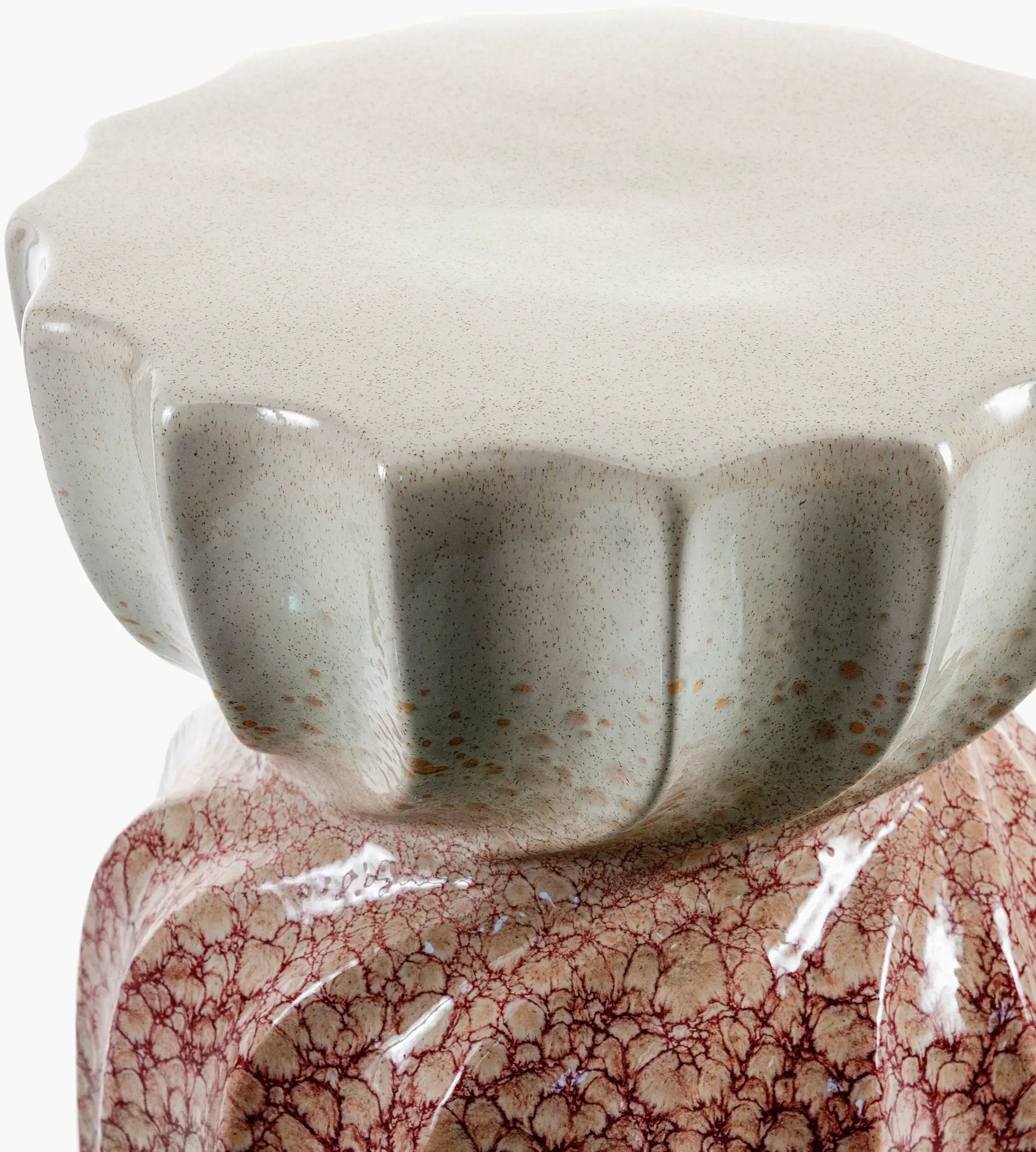 Alexia AAX-003 Coral Garden Stool by LIVABLISS