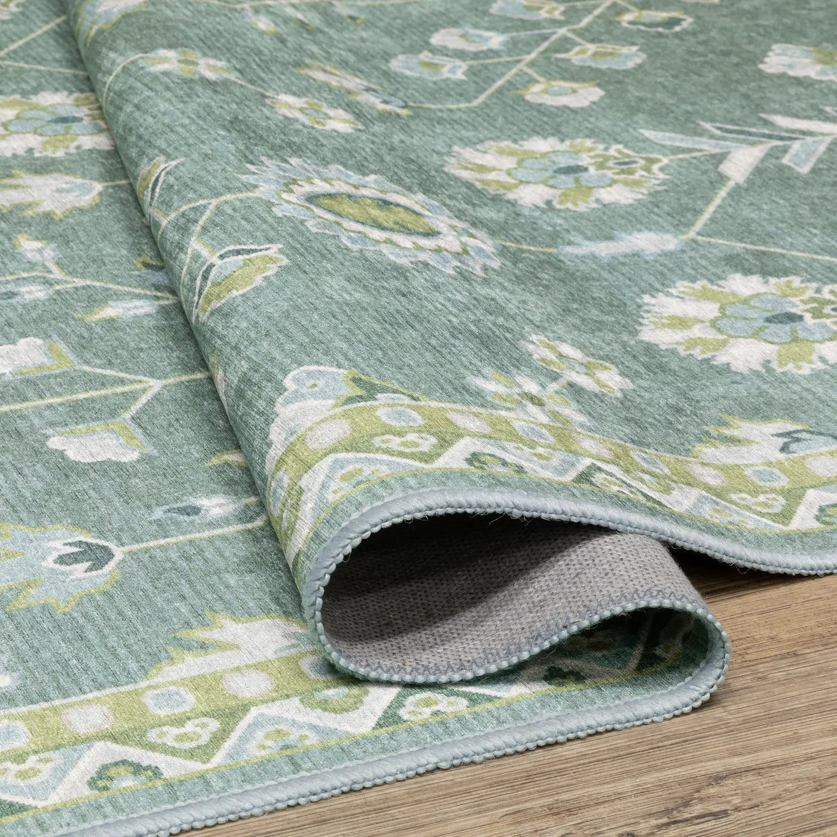 Addison ADD08 Teal/ Green Area Rug by Oriental Weavers