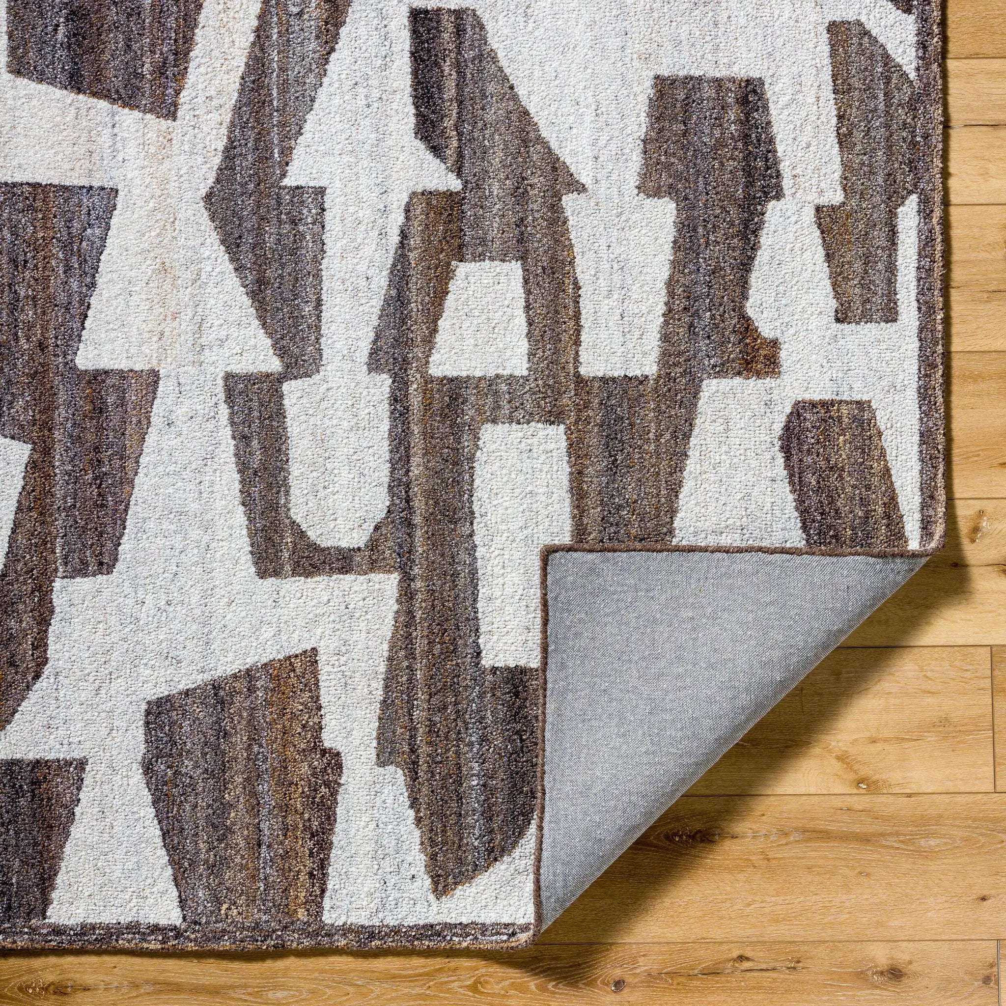Andes AED-2301 Brown Area Rug by LIVABLISS