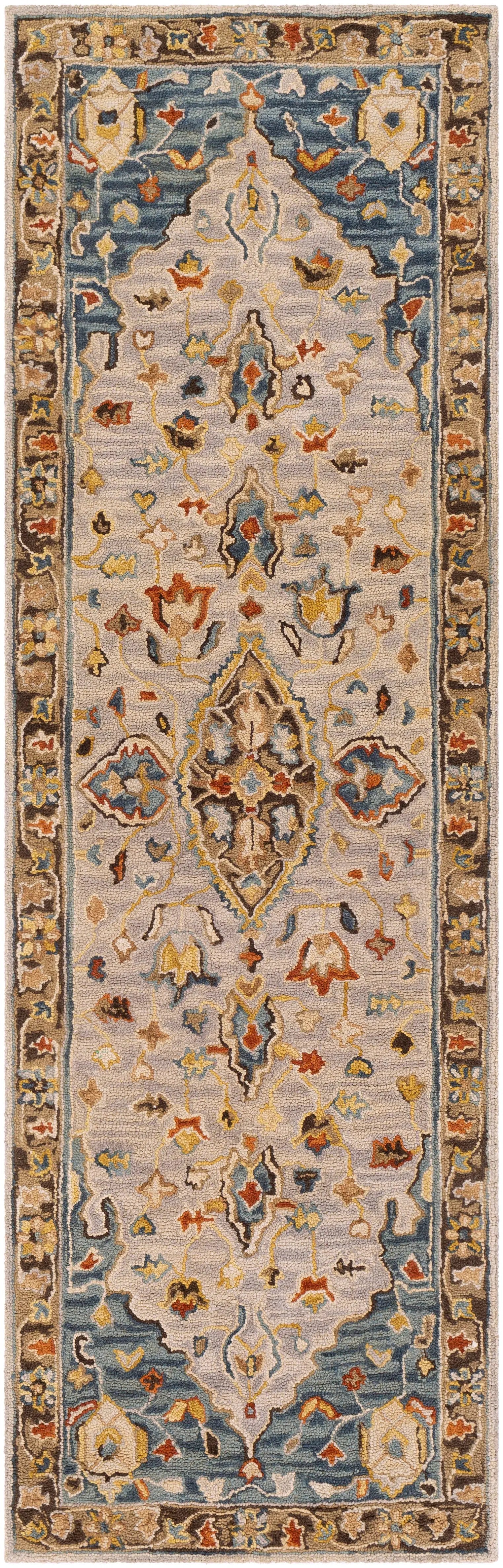 Artemis AES-2301 Deep-Teal Area Rug by LIVABLISS