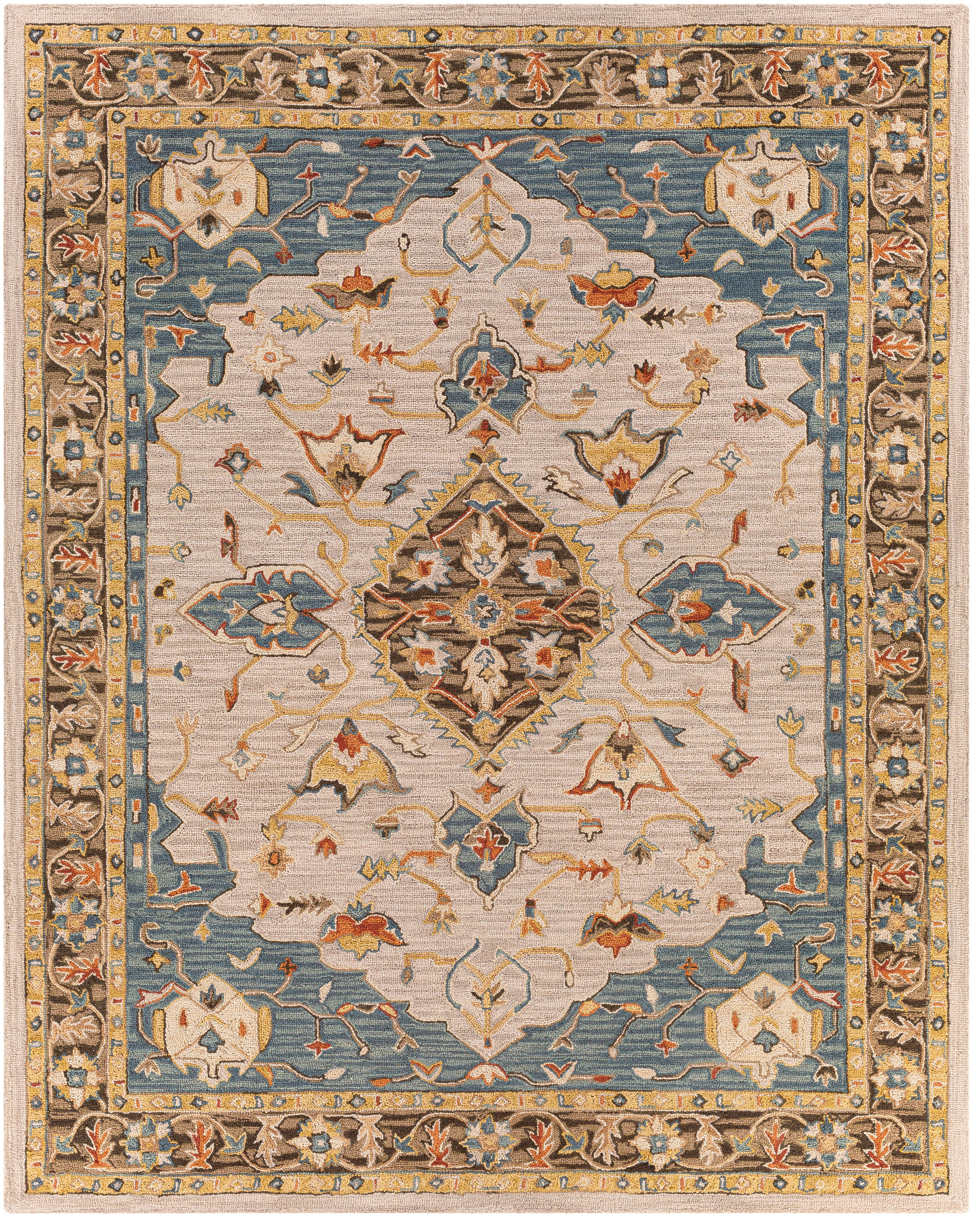 Surya Artemis AES-2301 Deep Teal Area Rug by LIVABLISS