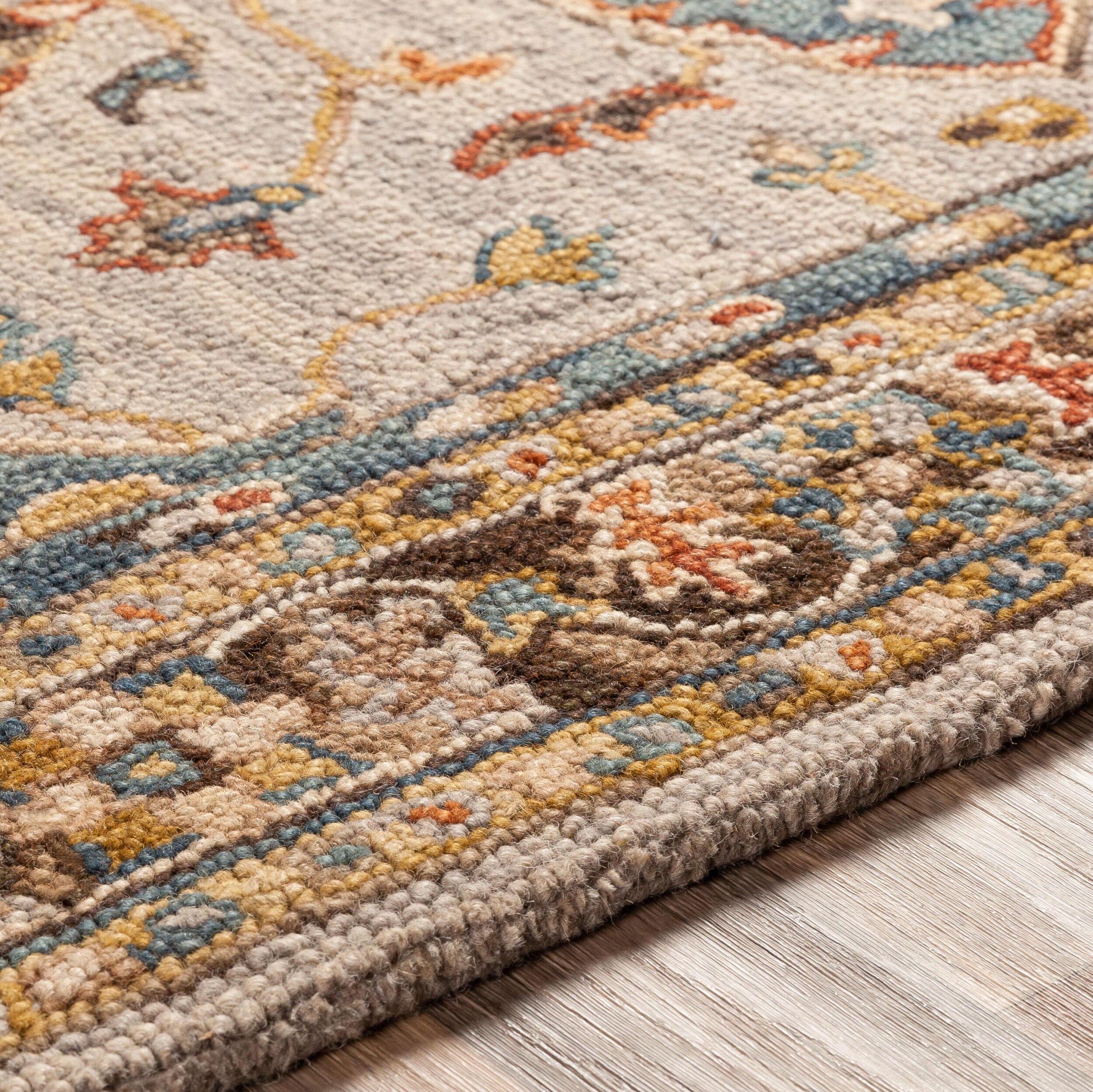 Surya Artemis AES-2301 Deep Teal Area Rug by LIVABLISS