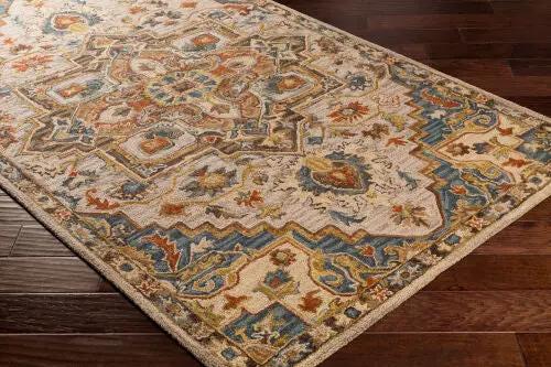 Artemis AES-2311 Rust Area Rug by LIVABLISS