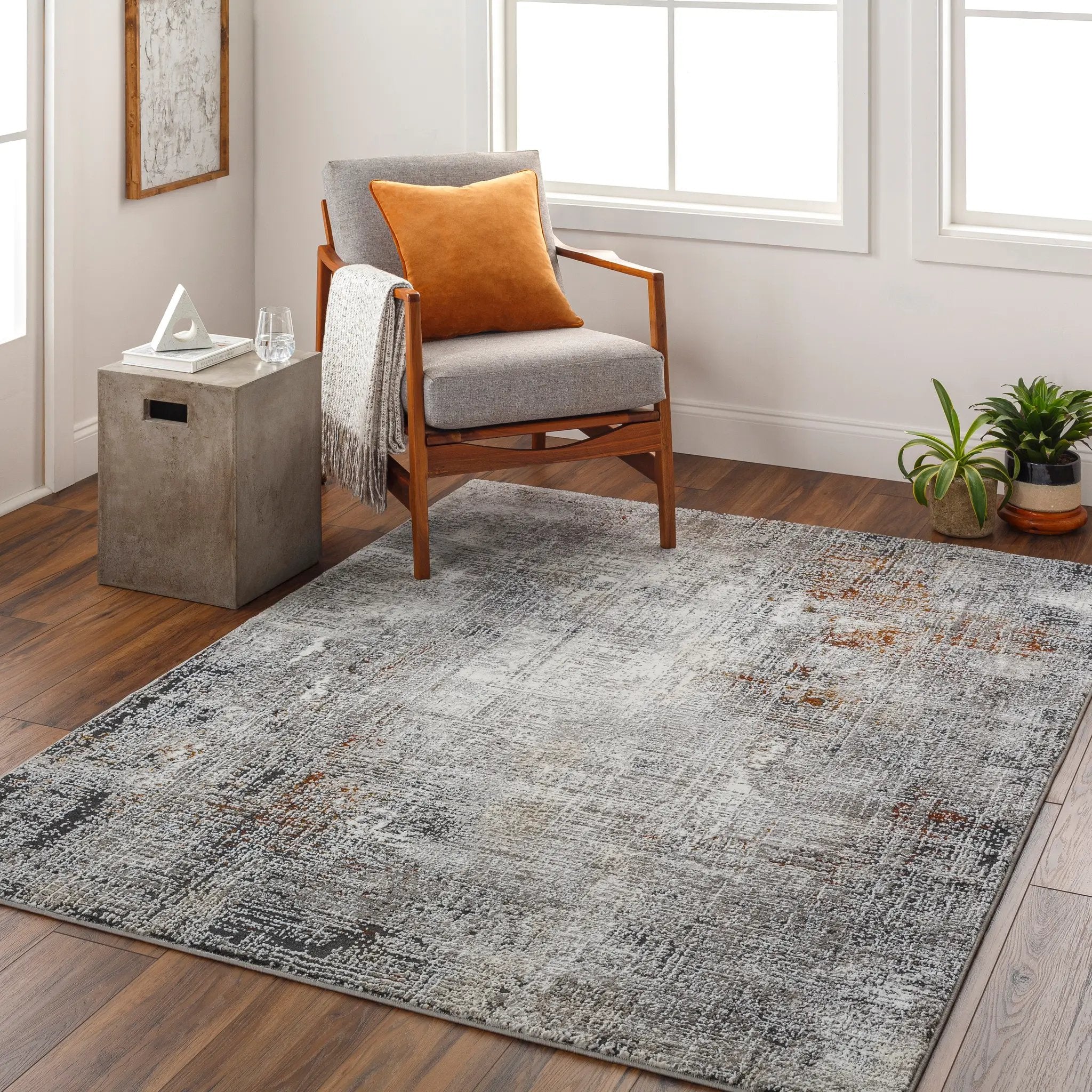 Allegro Plus AGP-2305 Ivory Area Rug by LIVABLISS