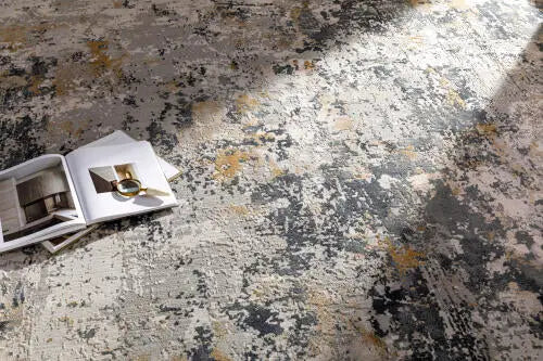 Aisha AIS-2303 Charcoal Area Rug by LIVABLISS
