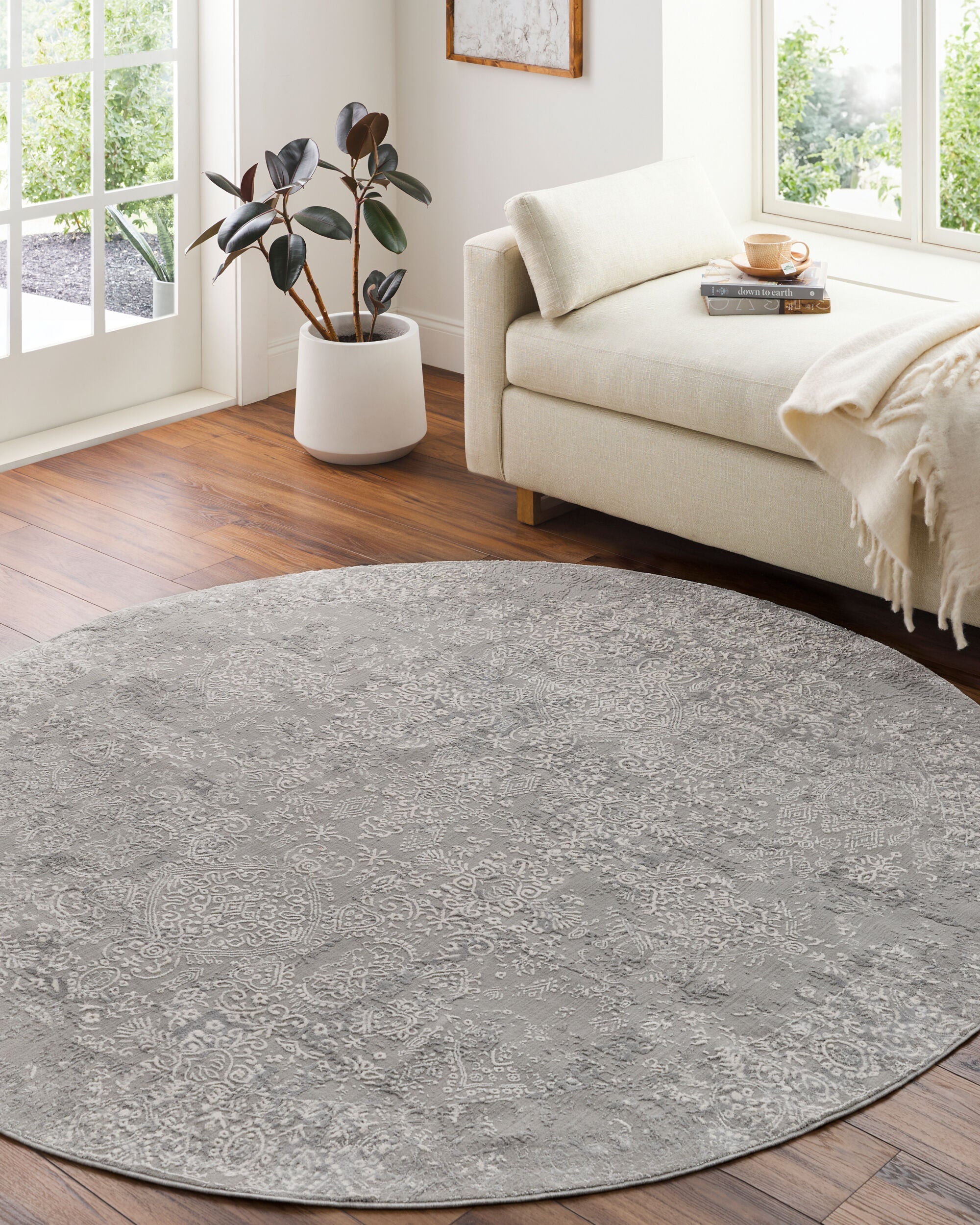 Surya Aisha AIS-2306 Light Gray Area Rug by LIVABLISS