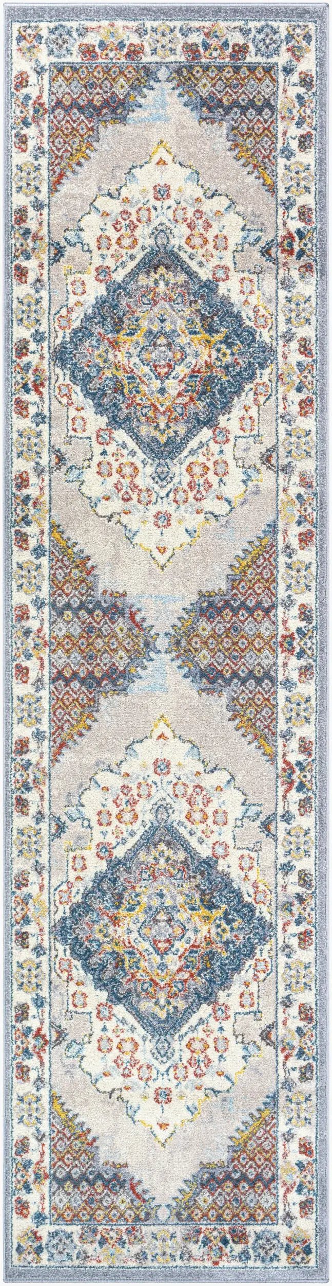 Ankara AKR-2300 Gray Area Rug by LIVABLISS