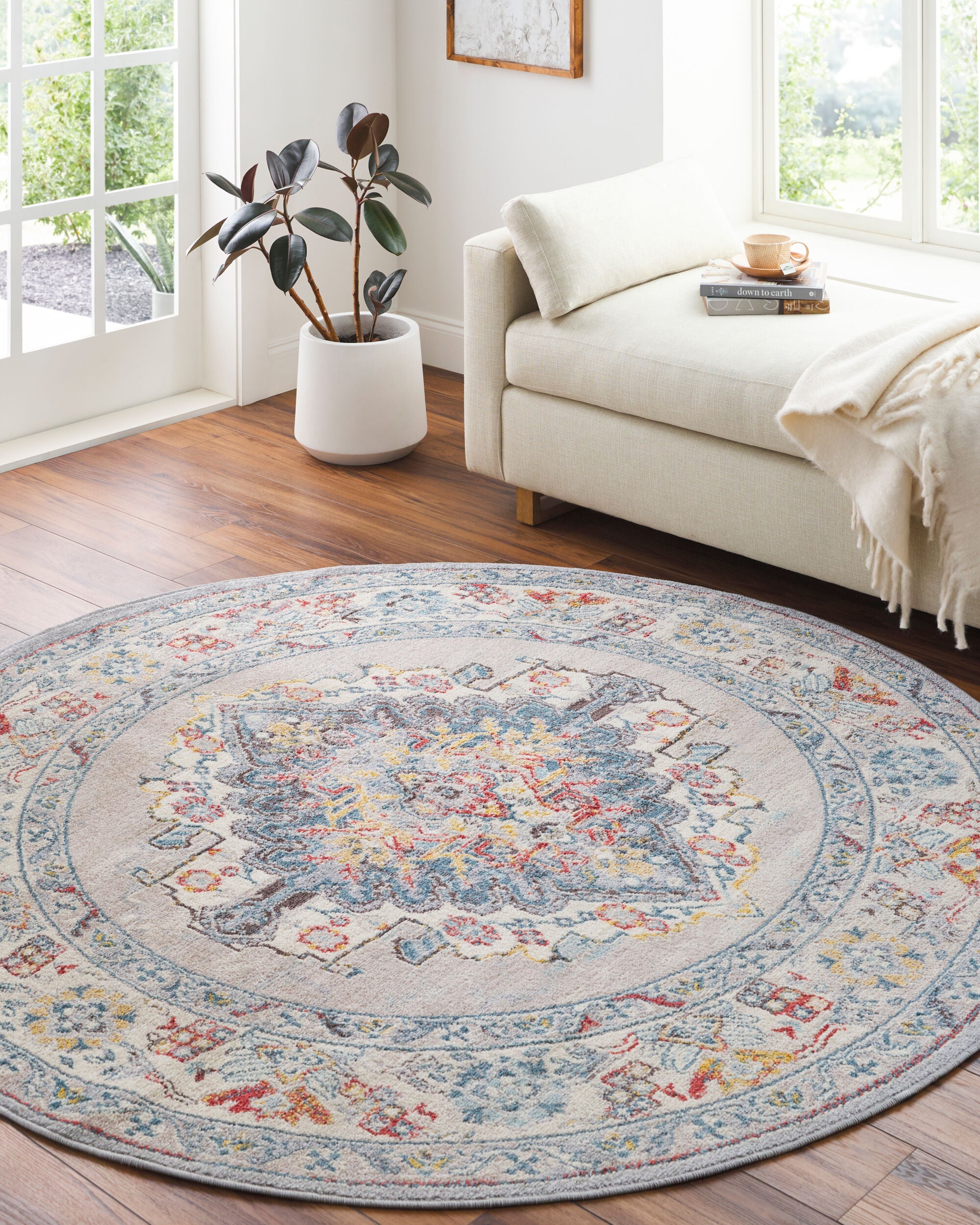Ankara AKR-2300 Gray Area Rug