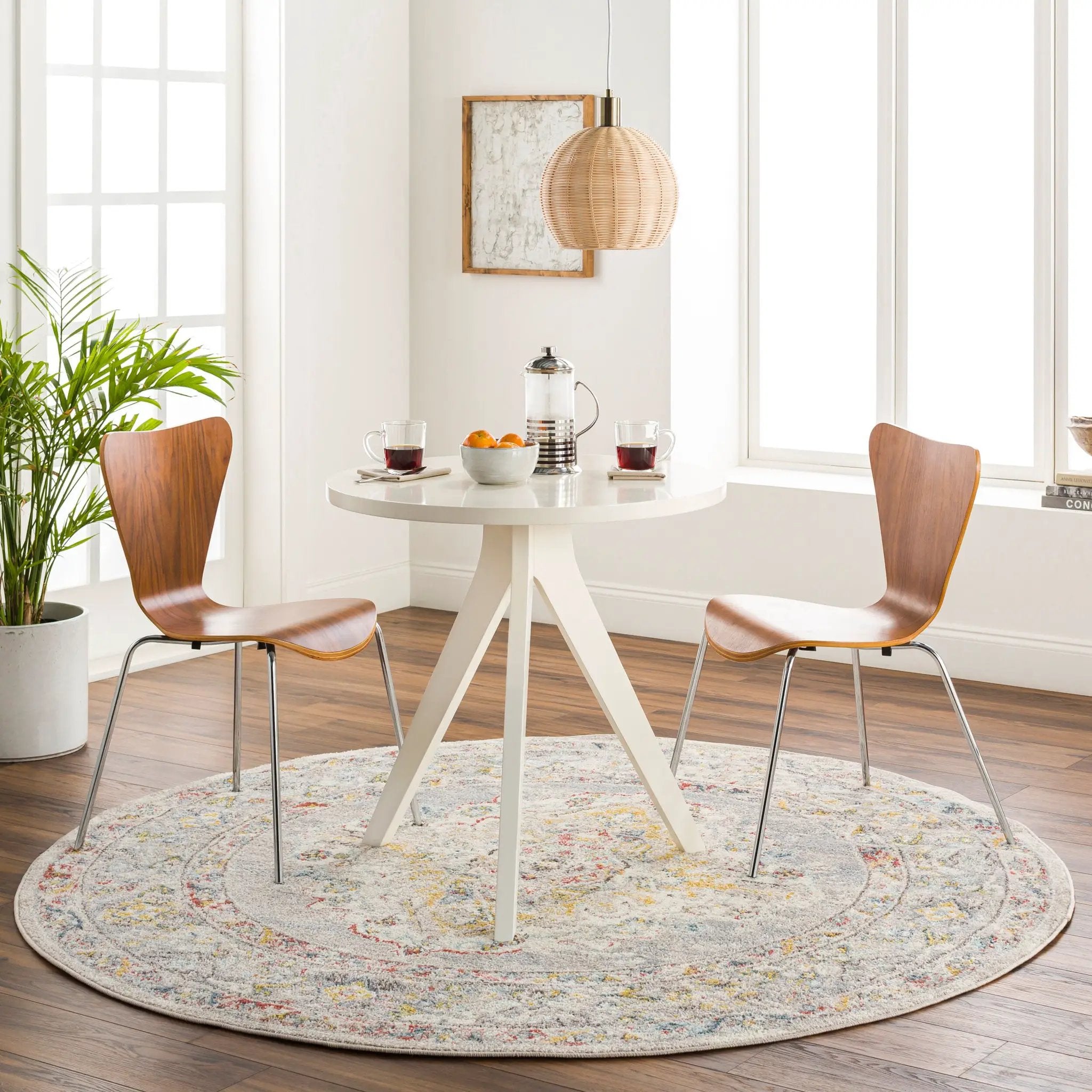 Ankara AKR-2301 Taupe Area Rug by LIVABLISS