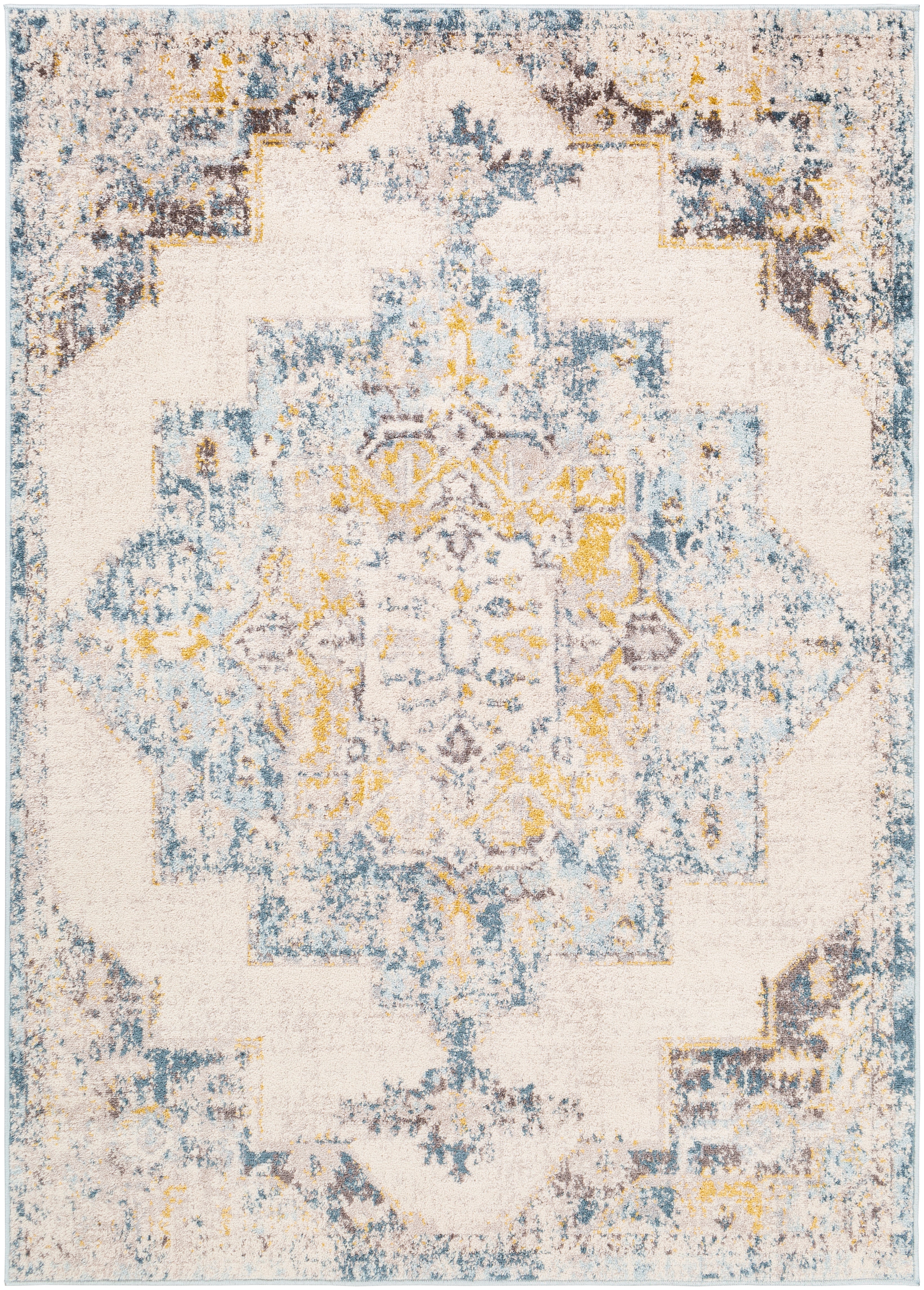 Surya Ankara AKR-2309 Ice Blue Area Rug by LIVABLISS