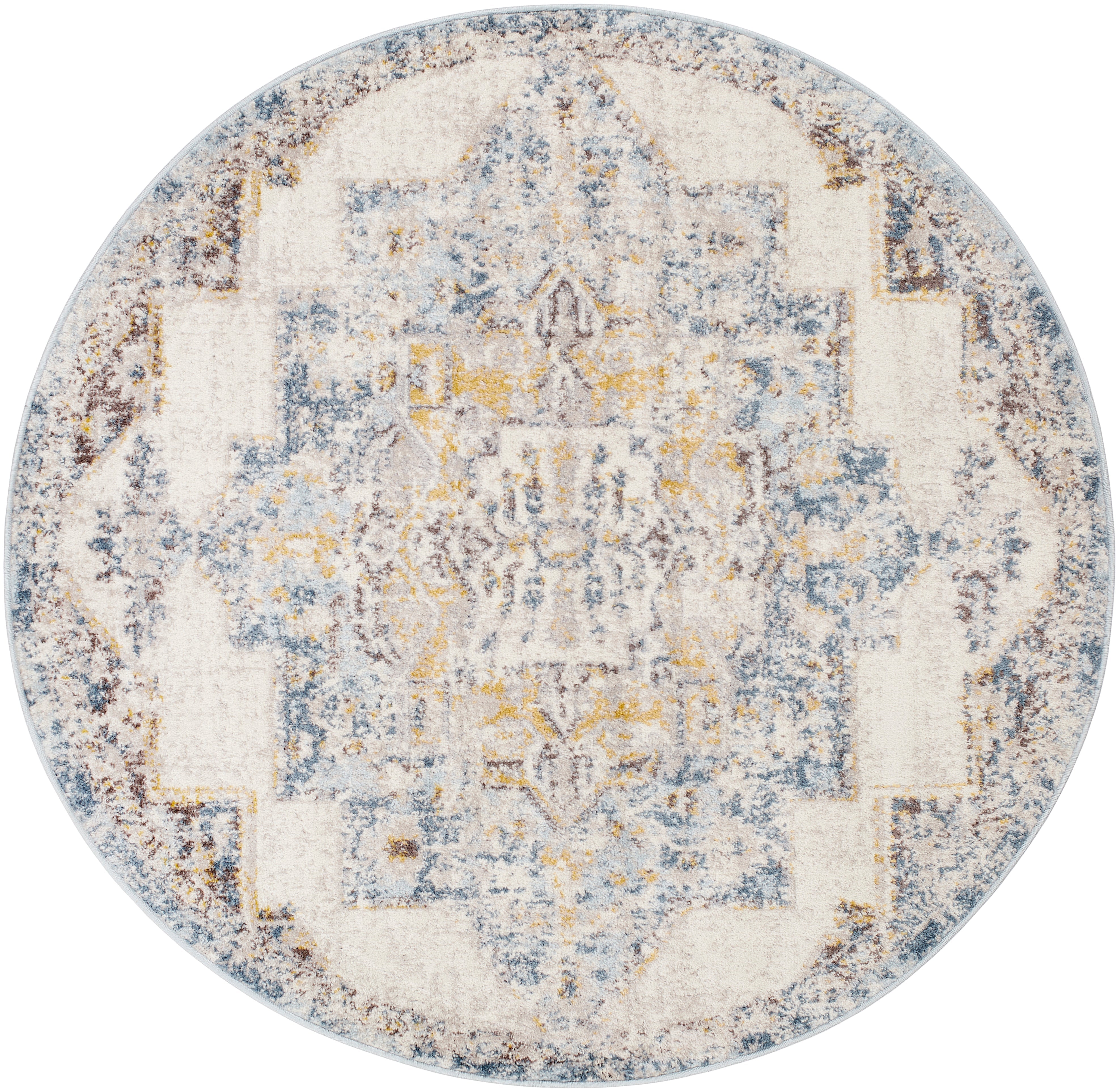 Surya Ankara AKR-2309 Ice Blue Area Rug by LIVABLISS