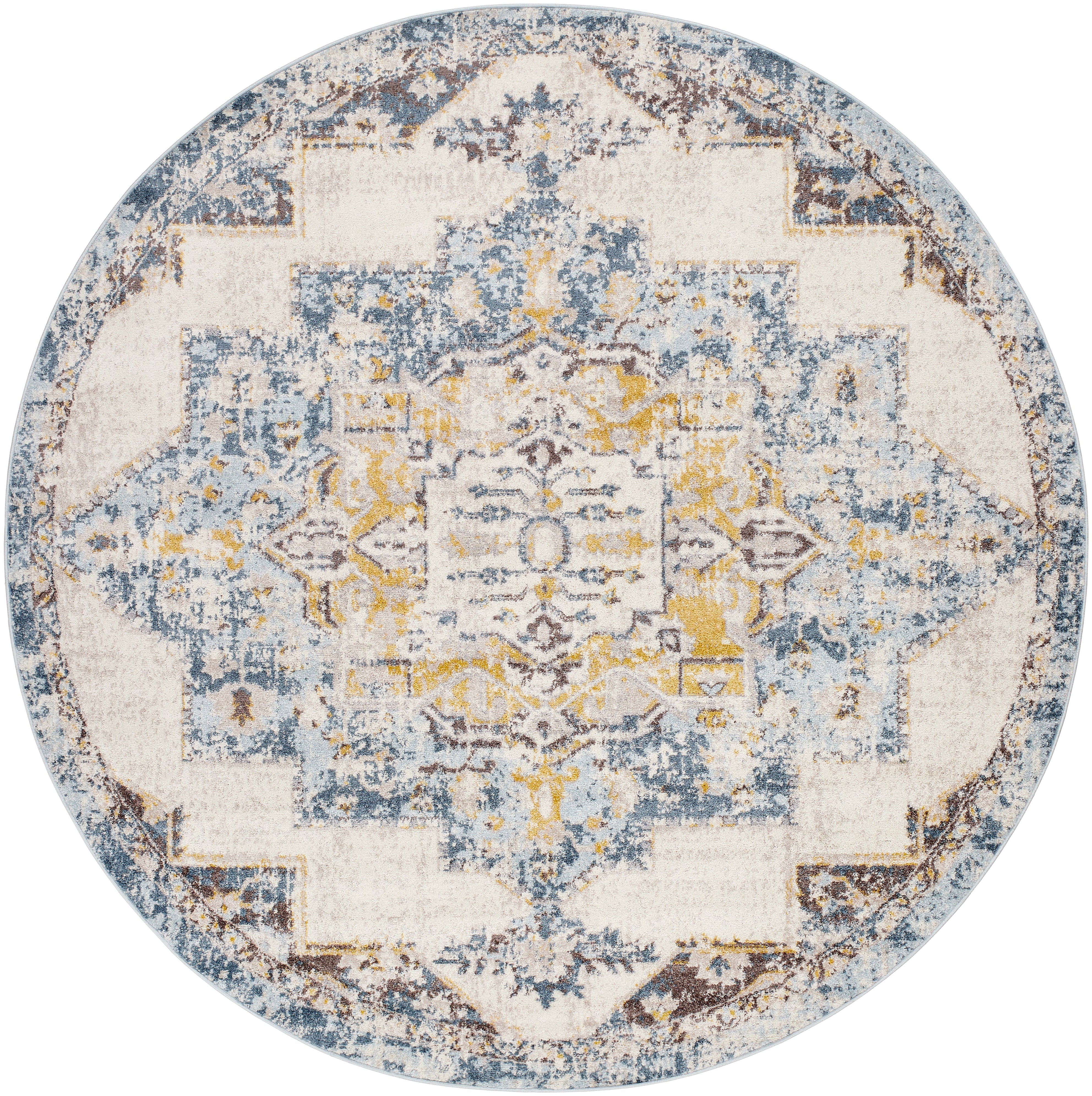 Surya Ankara AKR-2309 Ice Blue Area Rug by LIVABLISS