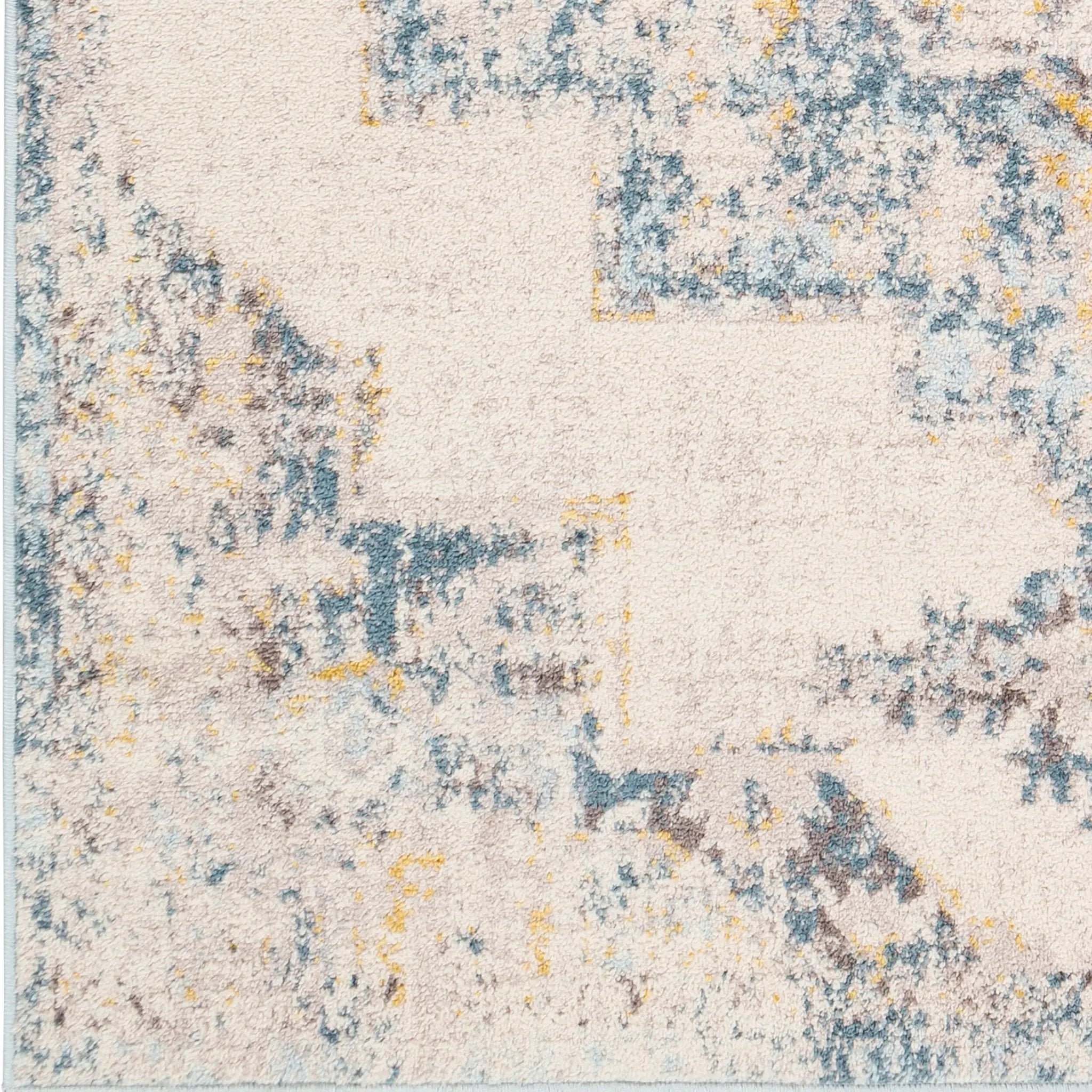 Ankara AKR-2309 Ice-Blue Area Rug by LIVABLISS