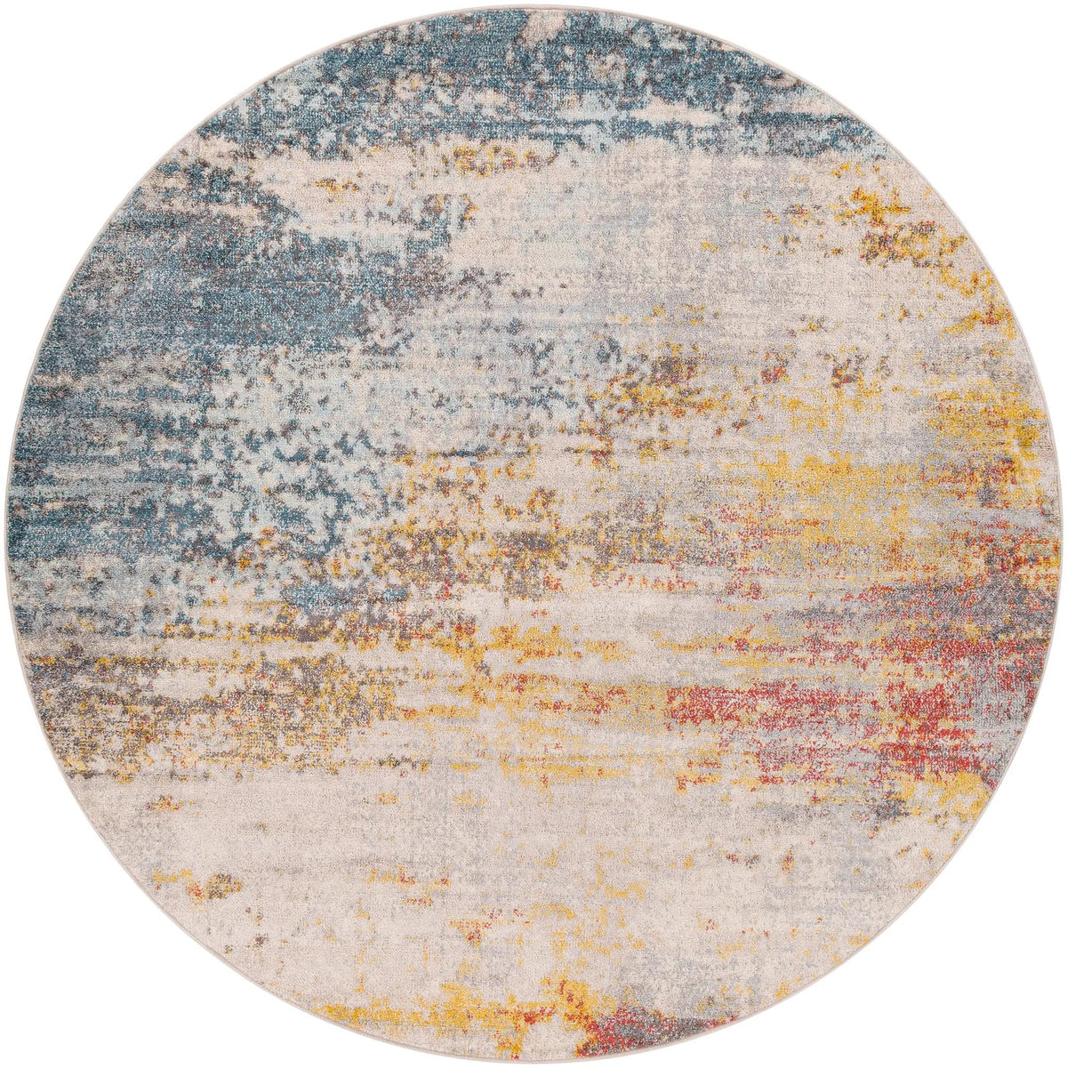 Ankara AKR-2316 Dark-Blue Area Rug by LIVABLISS
