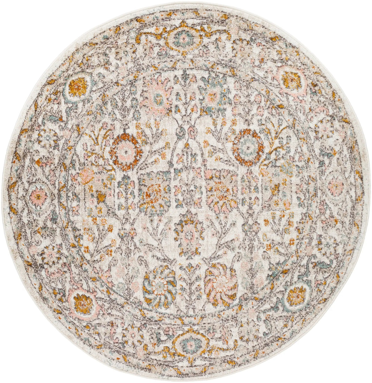 Ankara AKR-2332 Dusty-Pink Area Rug by LIVABLISS