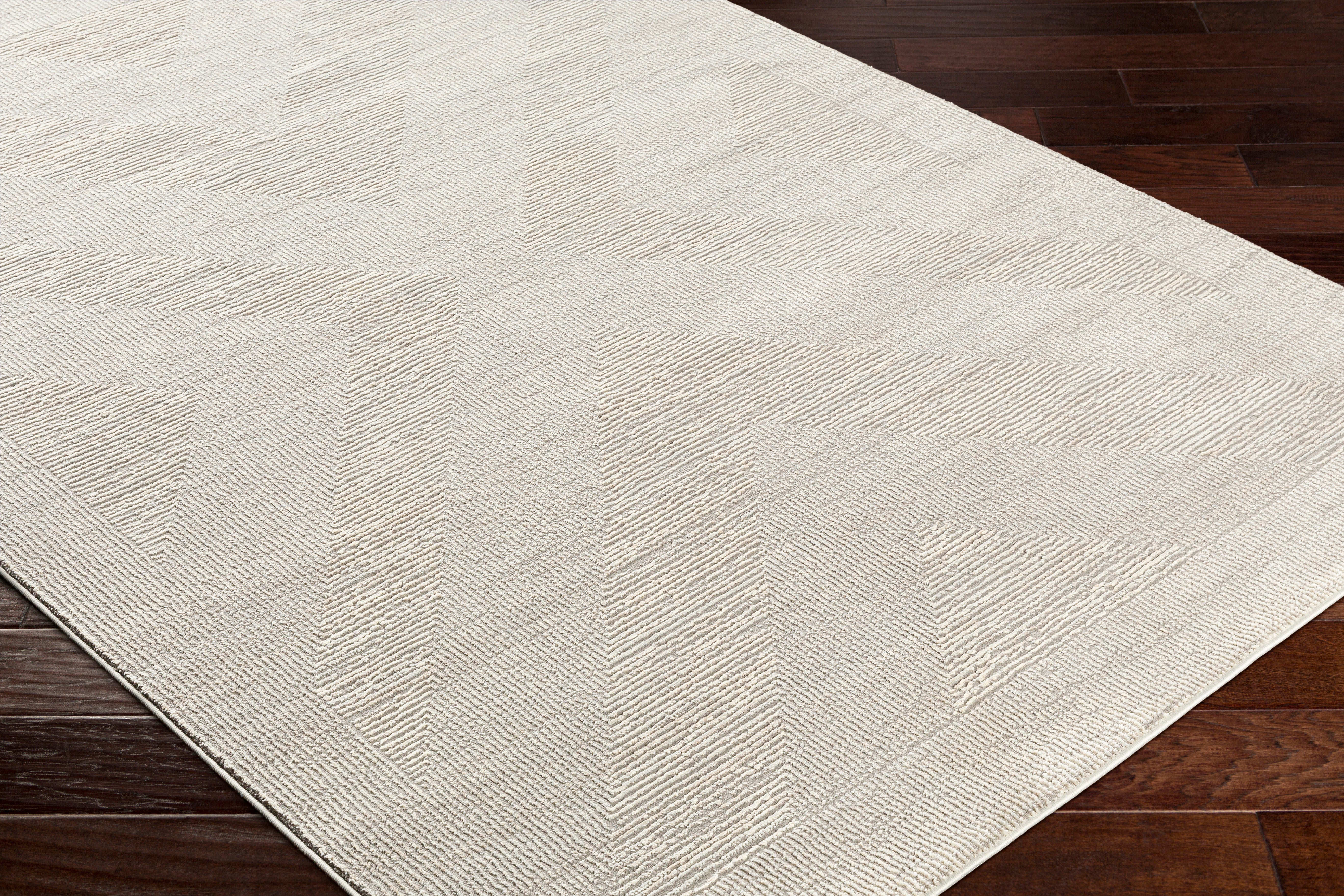 Surya Alder ALD-2311 Gray Machine Washable Area Rug by LIVABLISS