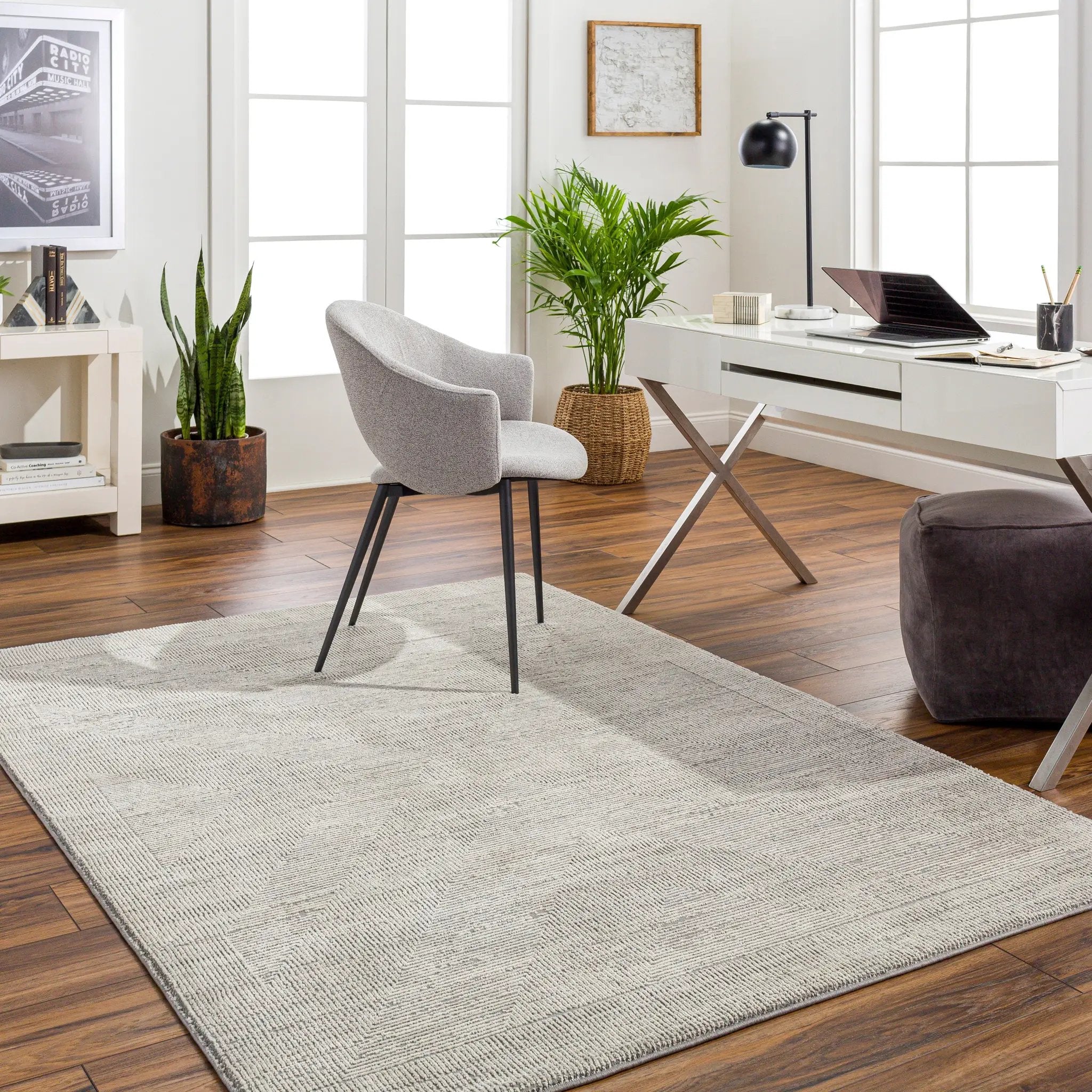 Alder ALD-2311 Gray Area Rug by LIVABLISS