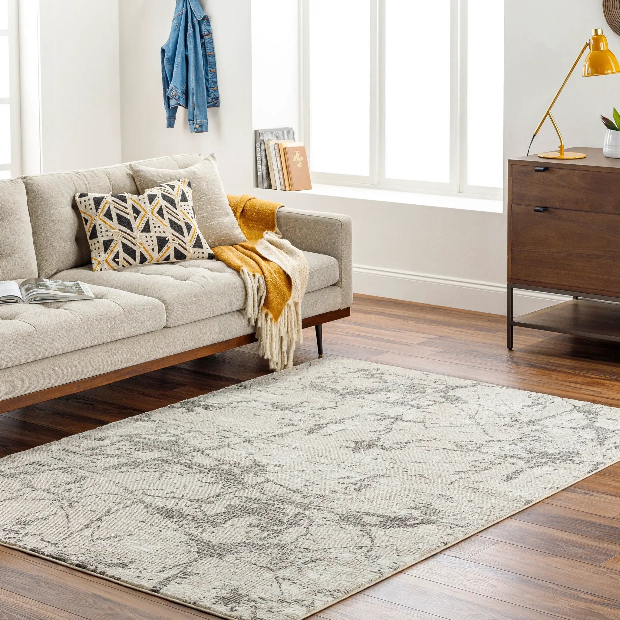 Alder ALD-2314 Ivory Area Rug by LIVABLISS
