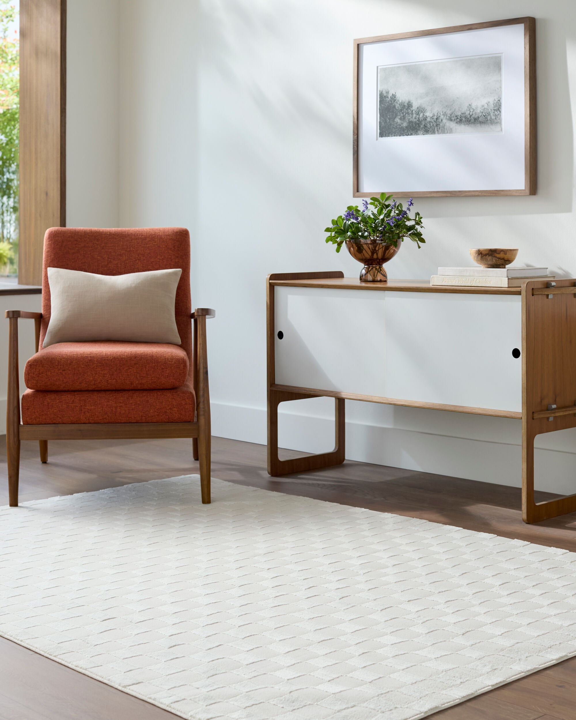 Surya Alder ALD-2320 Cream Machine Washable Area Rug by LIVABLISS