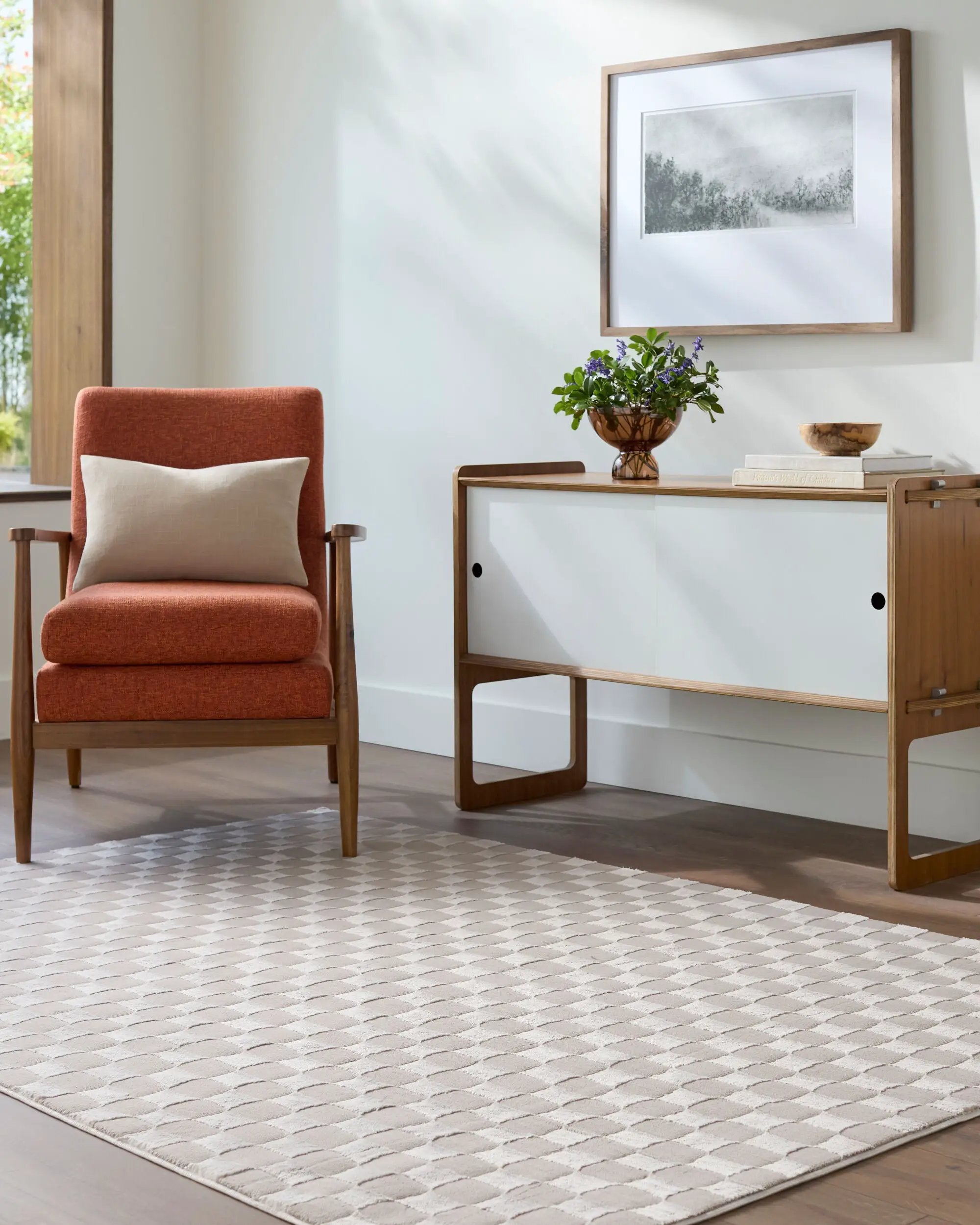 Alder ALD-2321 Taupe Area Rug by LIVABLISS